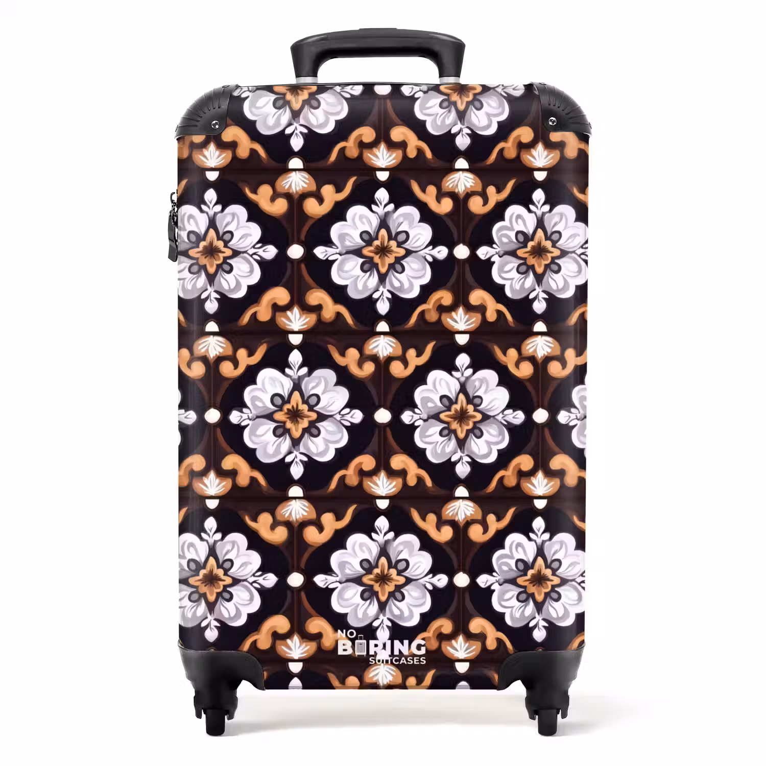 traditioneel - Element - Kleurrijk NBS - Handbagage koffer - Volwassenen Unisex middel -productfoto_recht