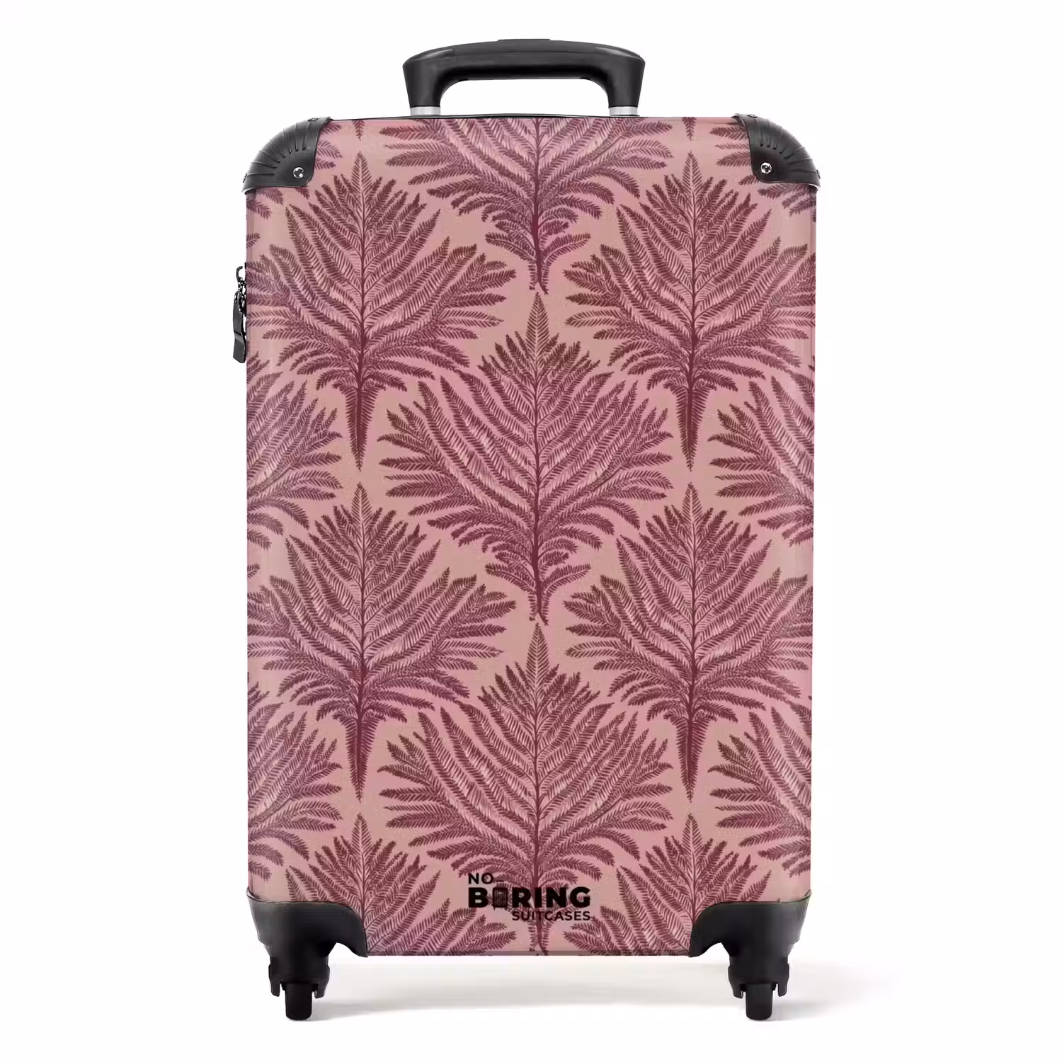 Varen - Patroon - Paars NBS - Handbagage koffer - Volwassenen Unisex middel -productfoto_recht