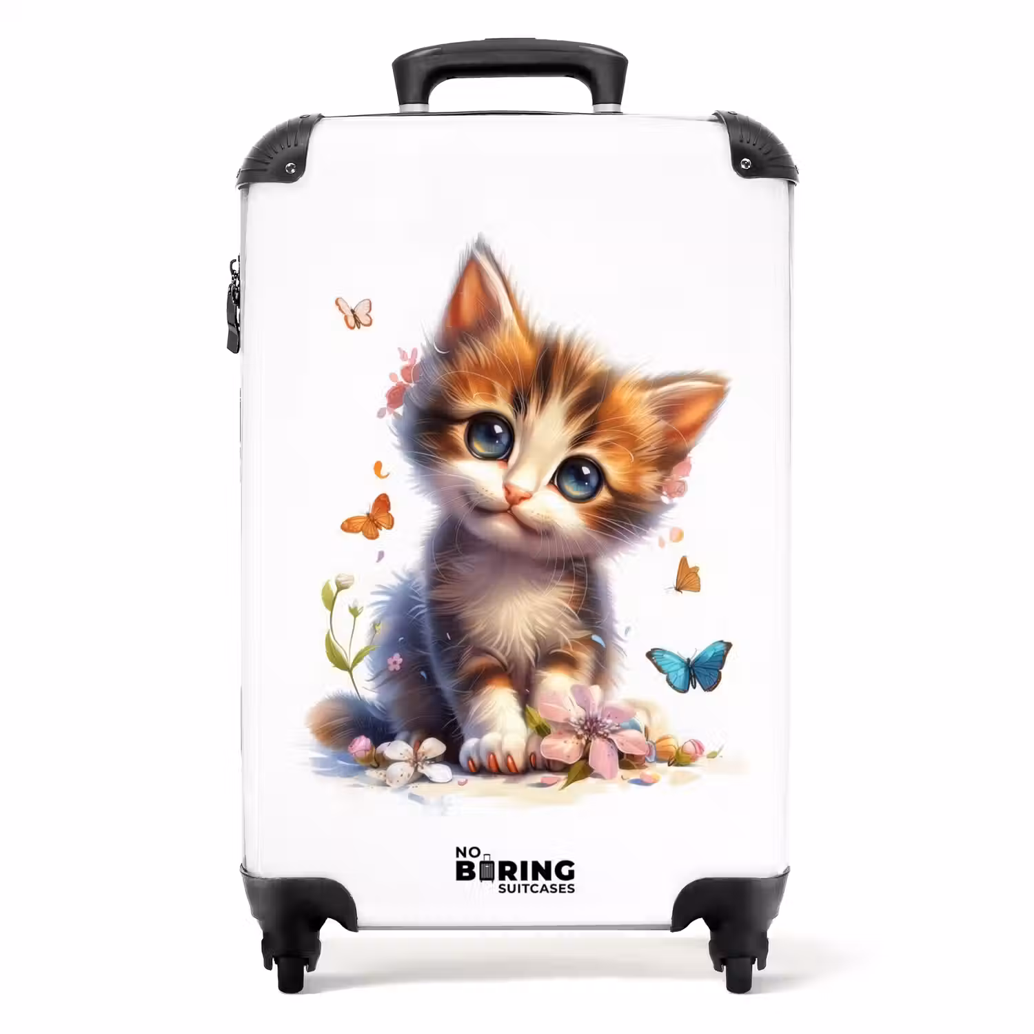 Vera vlinderkitten NBS - Handbagage koffer - Unisex middel -productfoto_recht