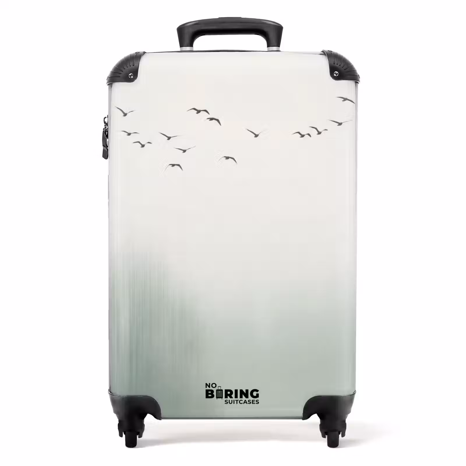 Koffer - Vogel - Vlucht - Natuur - Minimalistisch - Vogel - Vlucht - Natuur - Minimalistisch NBS - Handbagage koffer - Volwassenen Unisex middel