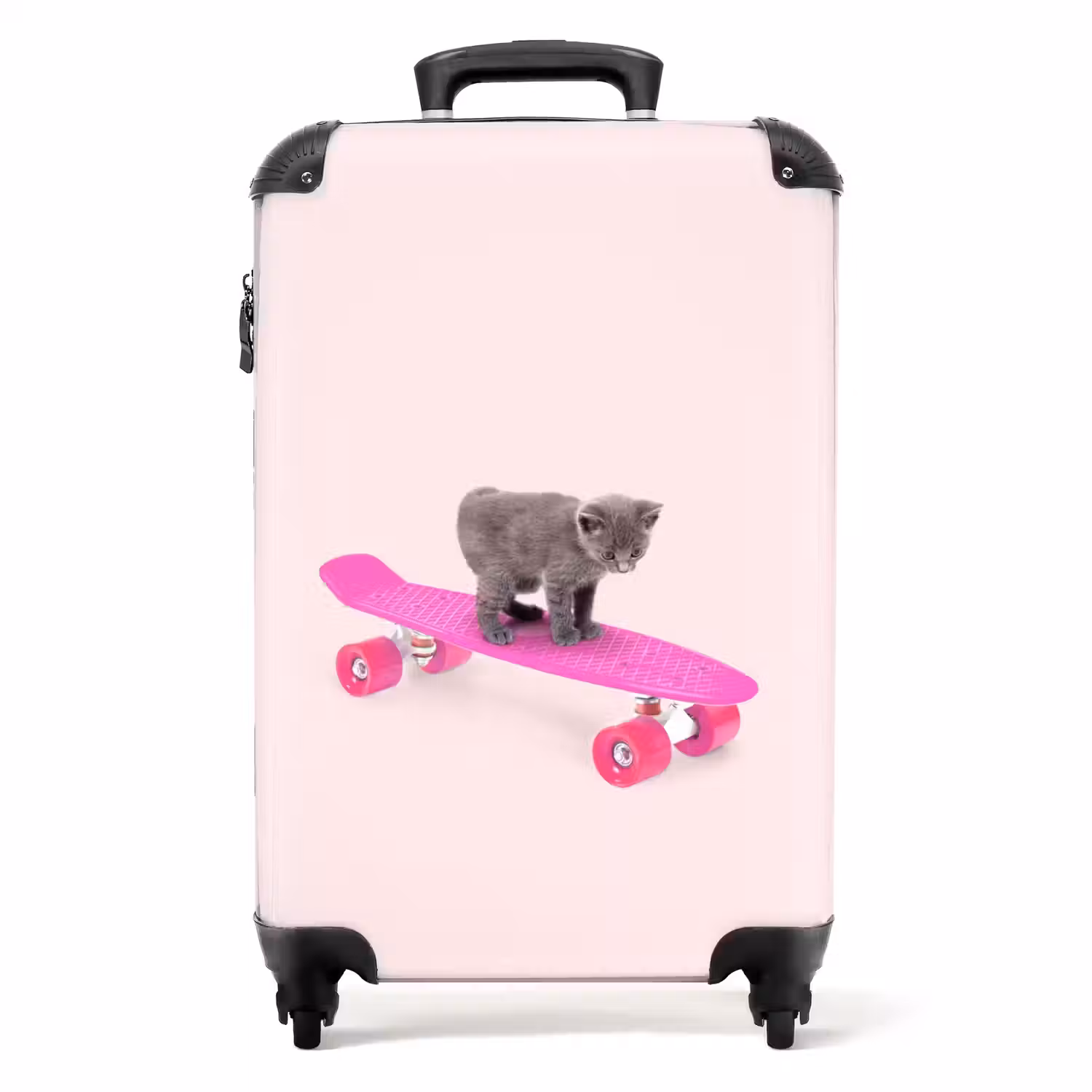 Wheely whiskers NBS - Handbagage koffer - Unisex middel -productfoto_recht