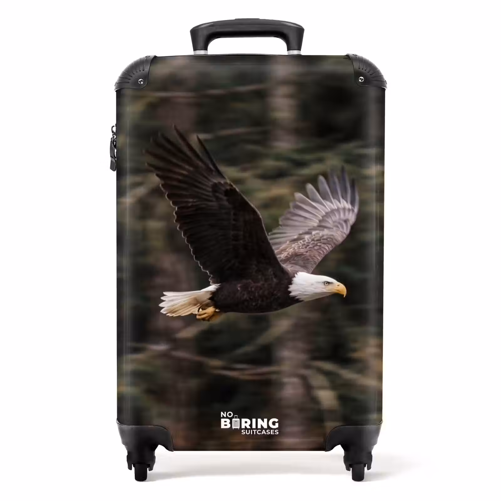 Koffer - Zeearend - Vliegen - Bos - Natuur - Zeearend - Vliegen - Bos - Natuur NBS - Handbagage koffer - Volwassenen Unisex middel