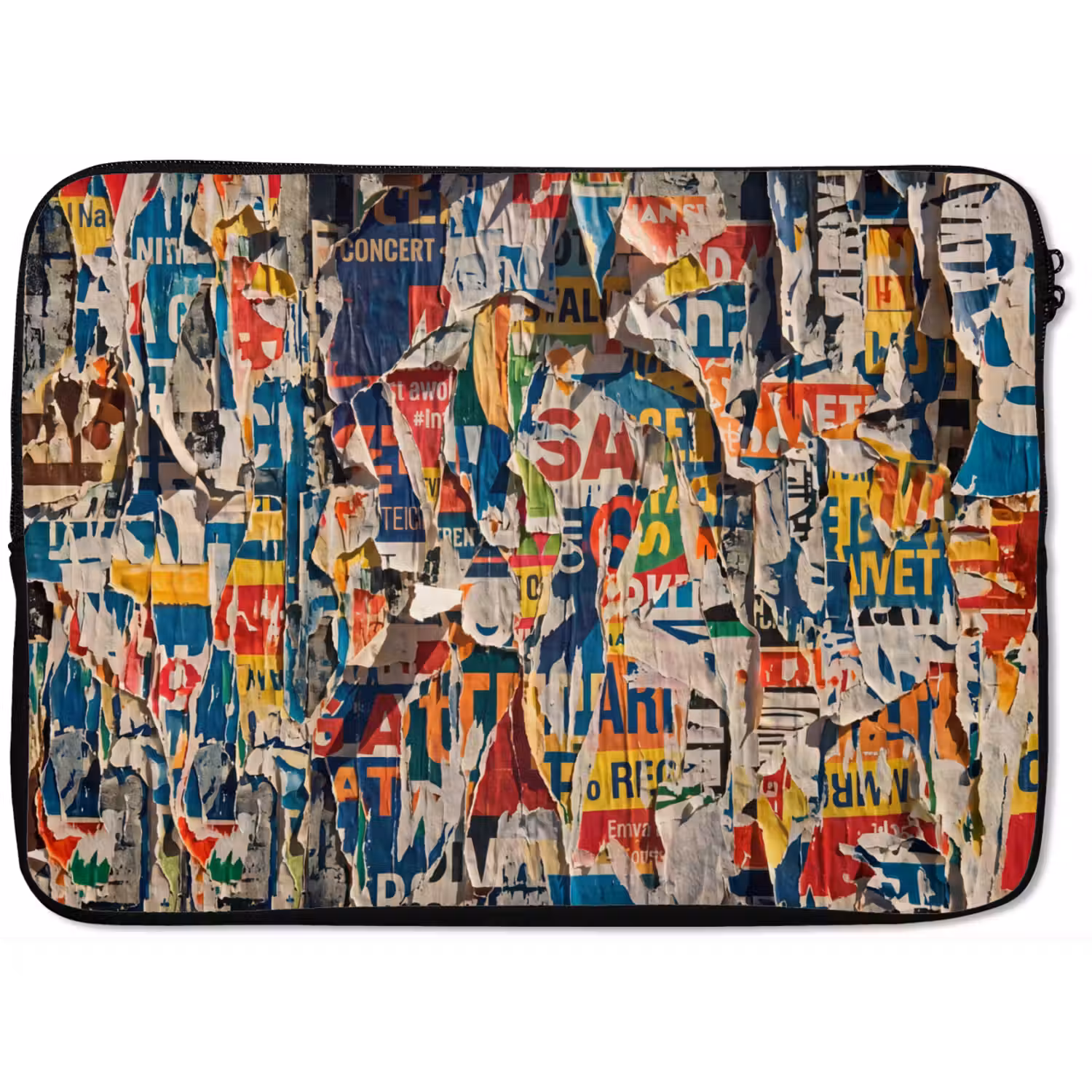 Abstract - Gelaagd papier - Urban - Modern - Kleurrijk laptophoes neopreen klein -zkaufland3dotto