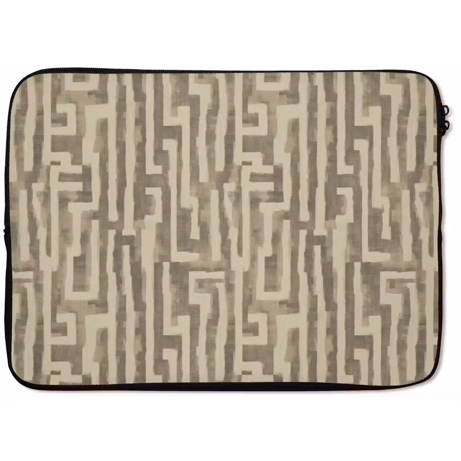 Abstract - Geometrisch - Groen laptophoes neopreen klein 279 -zkaufland3dotto