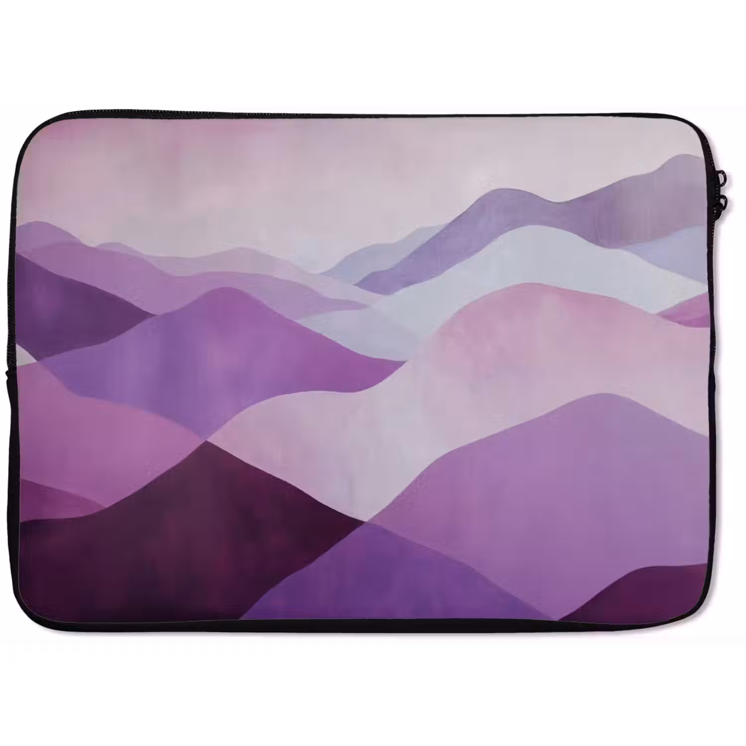 Abstract - Heuvels - Landschap - Paars laptophoes neopreen klein -zkaufland3dotto