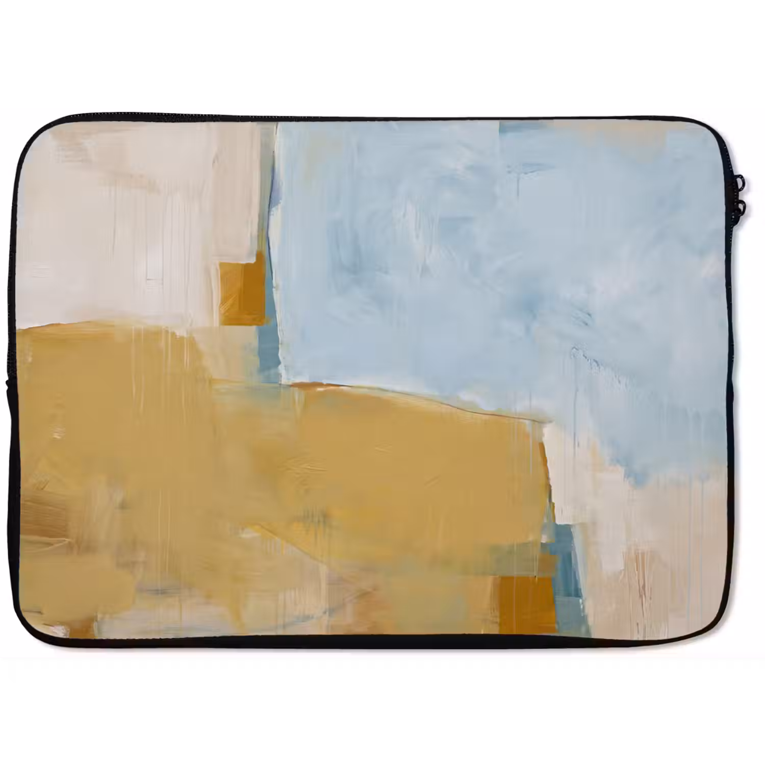 Abstract - Kleuren - Kunst - Modern - Blauw laptophoes neopreen klein -zkaufland3dotto