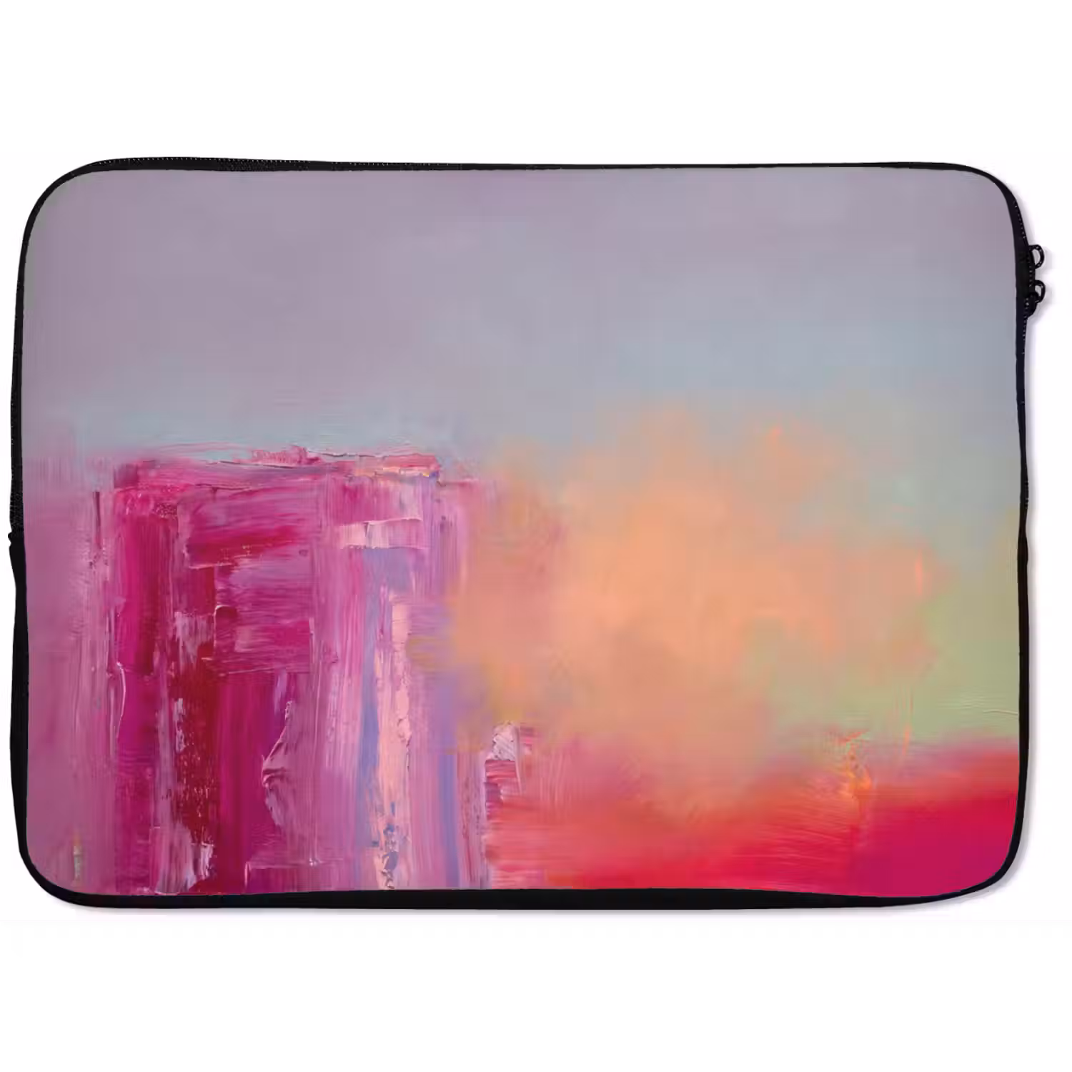 Abstract - Kleuren - Modern - Roze laptophoes neopreen klein -zkaufland3dotto