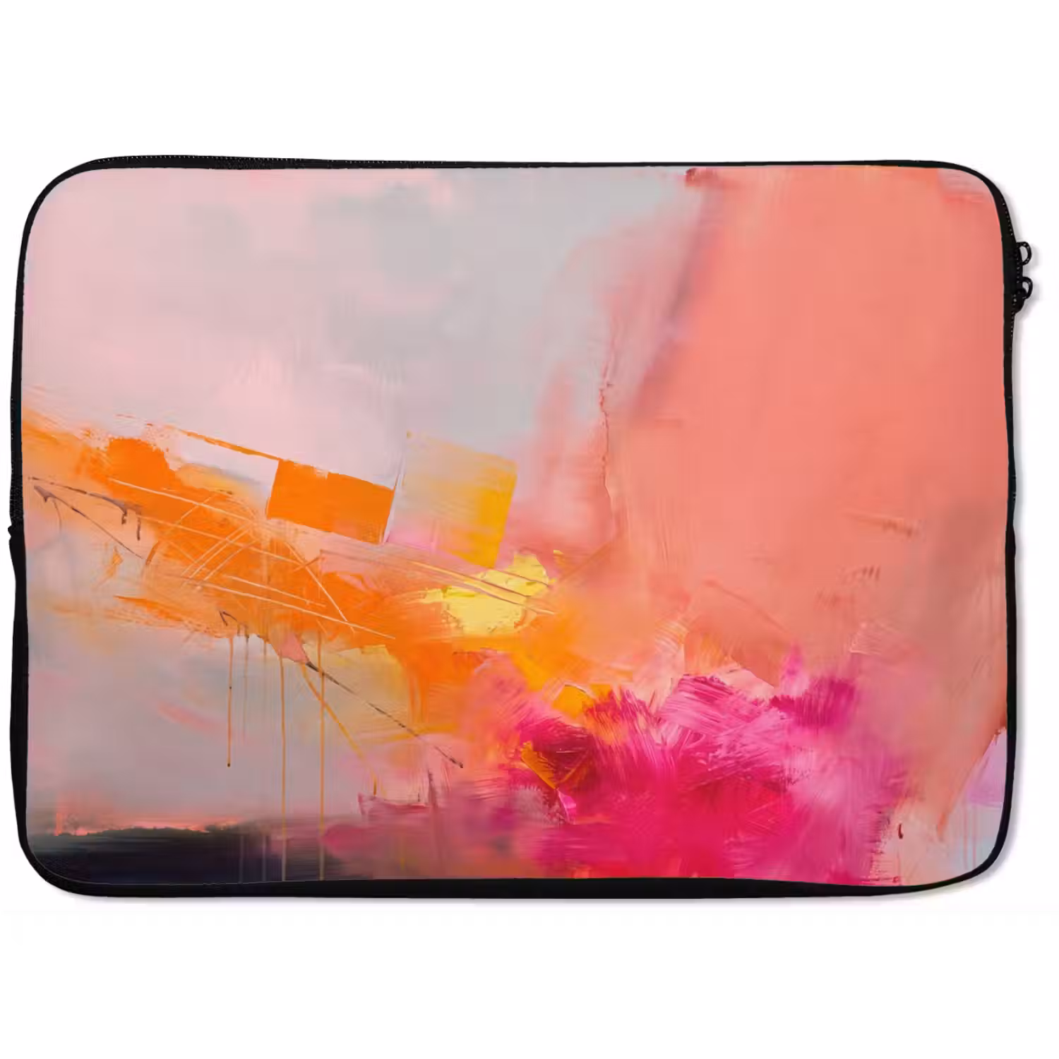 Abstract - Kleurrijk - Modern - Roze laptophoes neopreen klein -zkaufland3dotto
