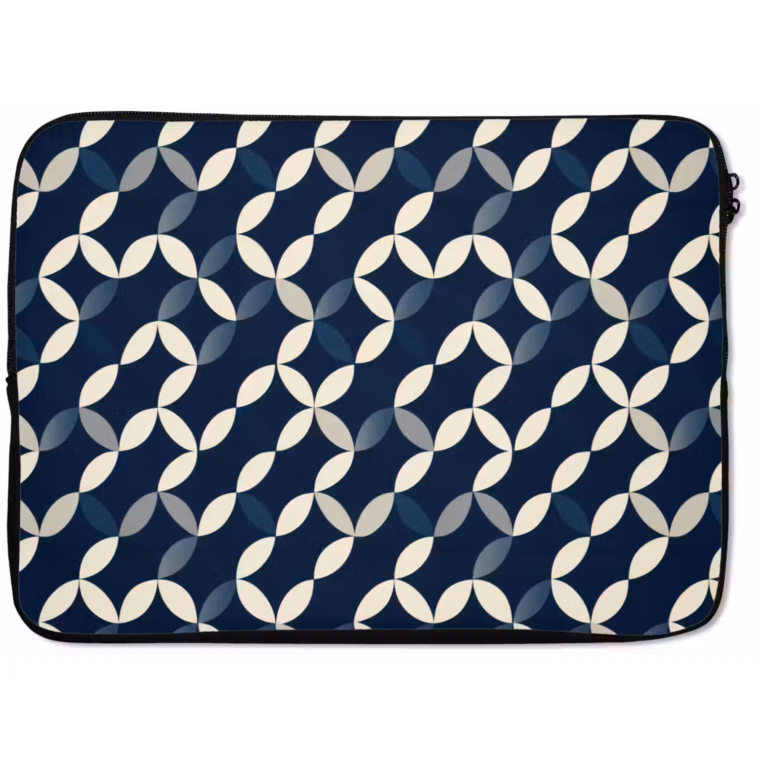 Abstract - Patroon - Blauw laptophoes neopreen klein 279 -zkaufland3dotto