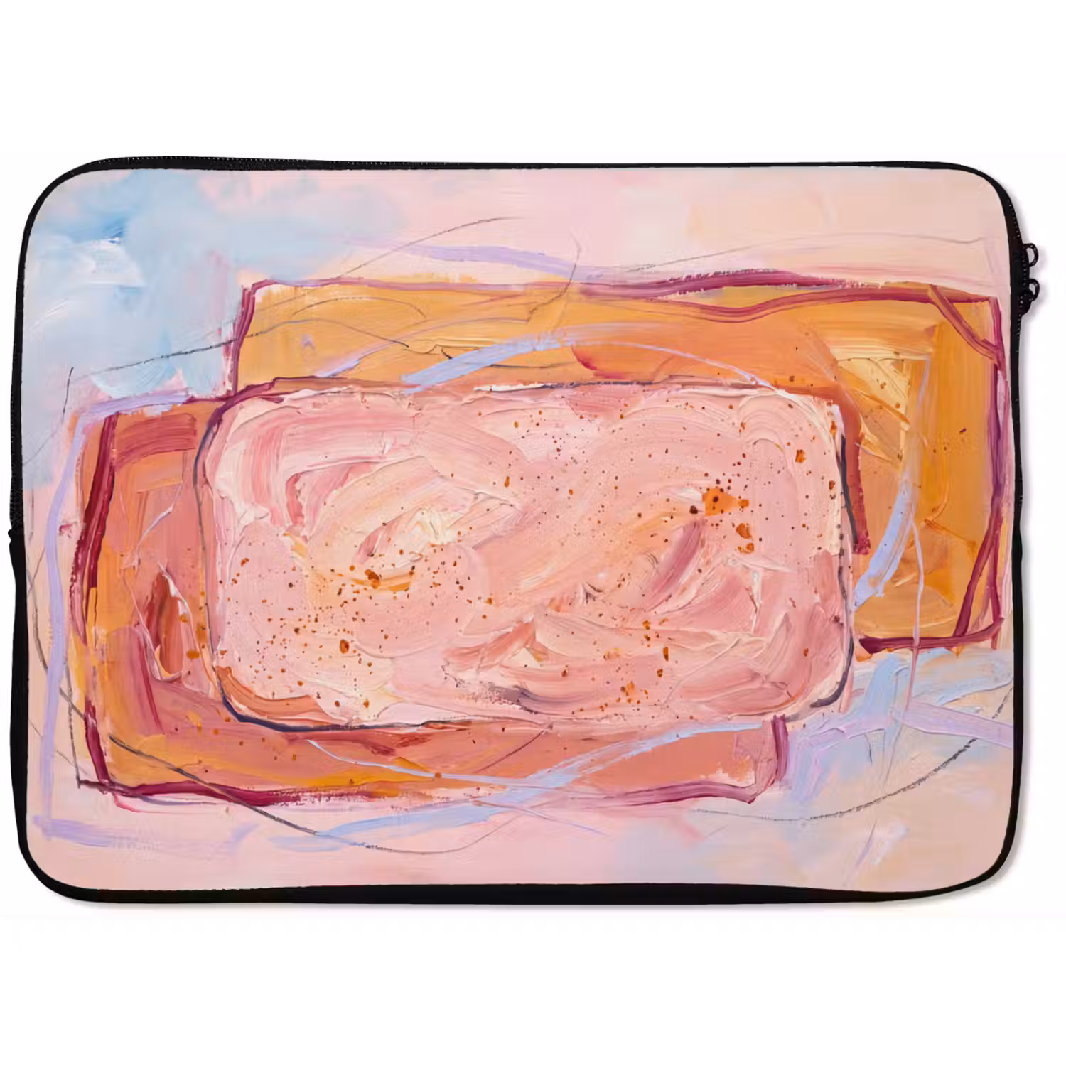 Abstract - Vormen - Modern - Roze laptophoes neopreen klein -zkaufland3dotto