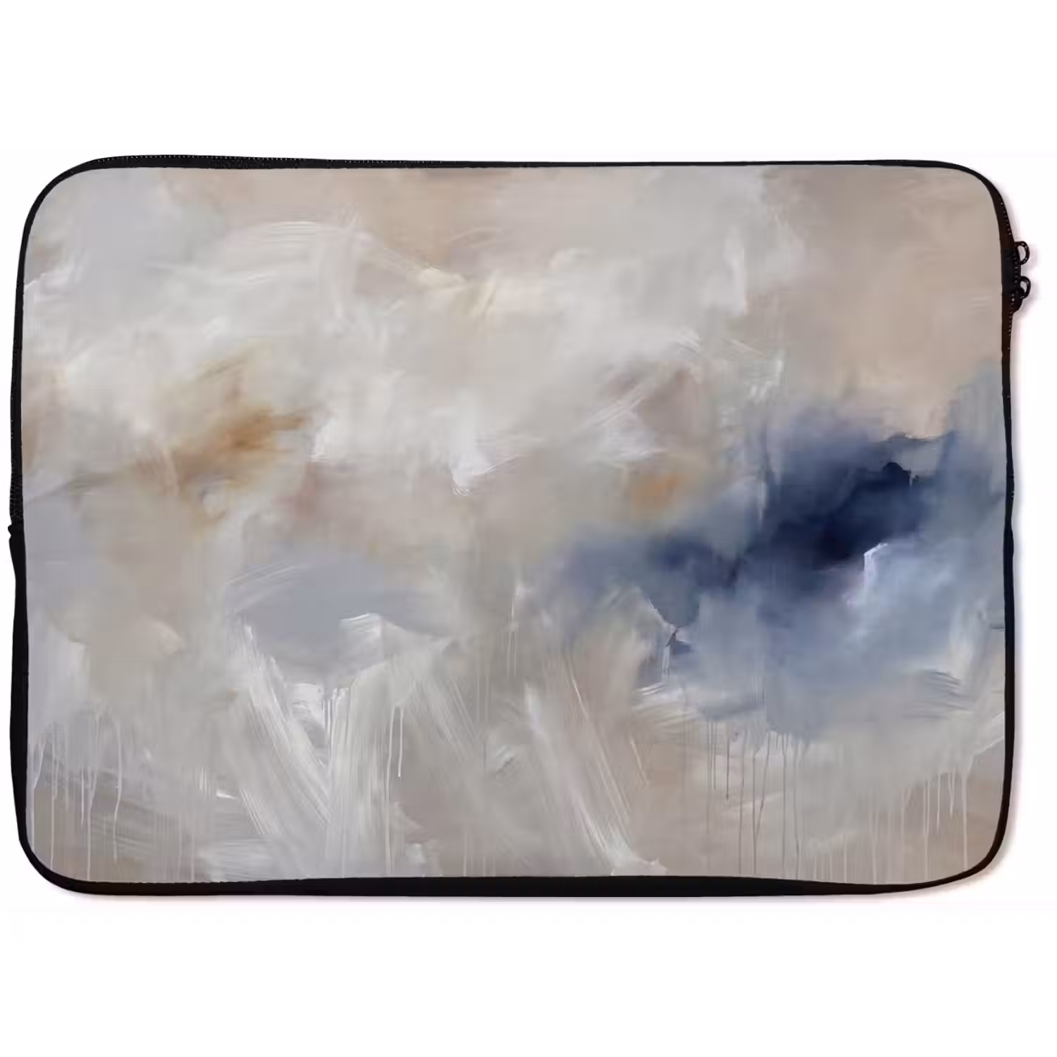 Abstract - Wolken - Sfeer - Modern - Beige laptophoes neopreen klein -zkaufland3dotto