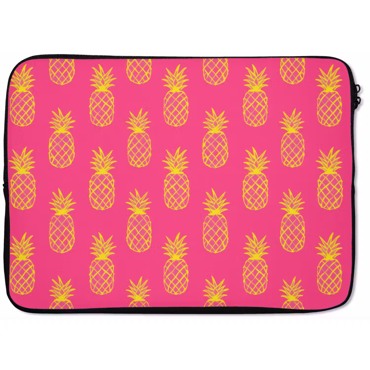 Ananas - Trendy - Roze laptophoes neopreen klein 279 -zkaufland3dotto