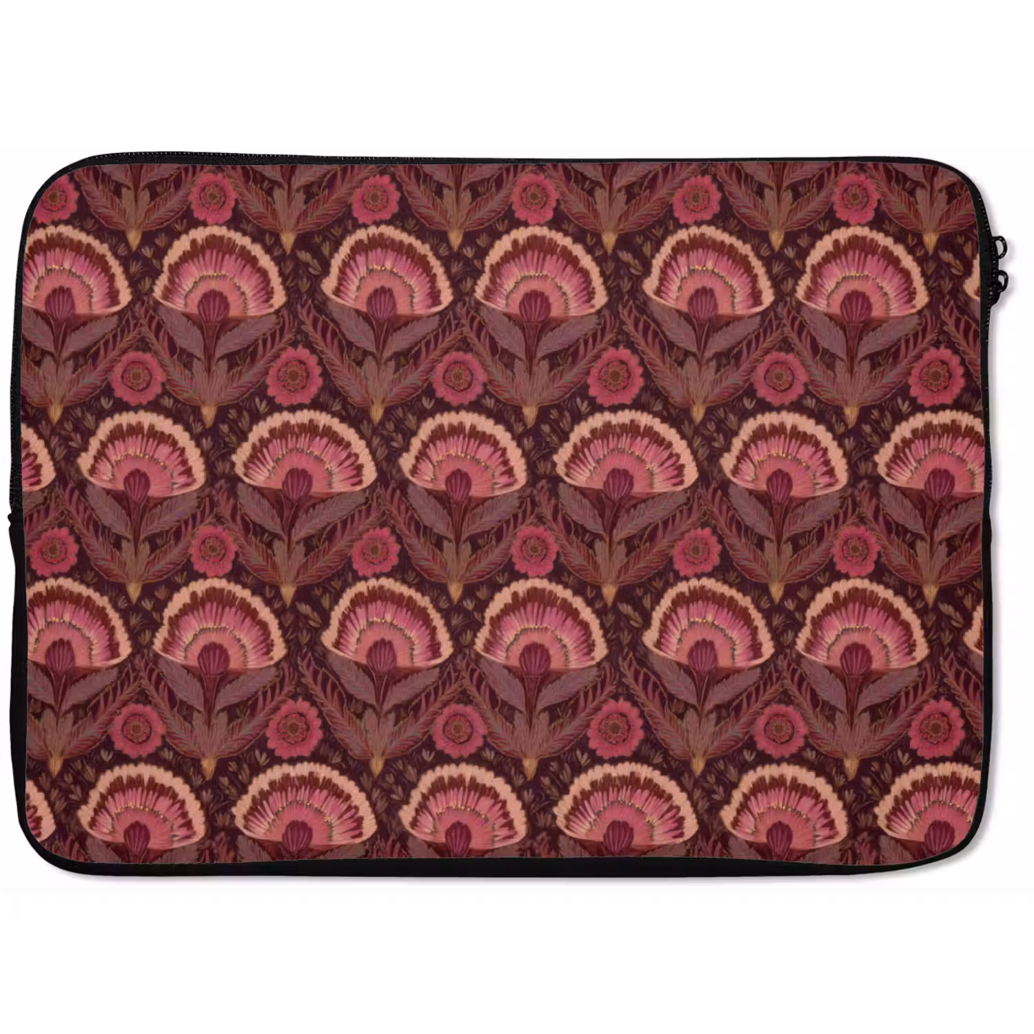 Antiek - Bloemen - Kleurrijk laptophoes neopreen klein 279 -zkaufland3dotto