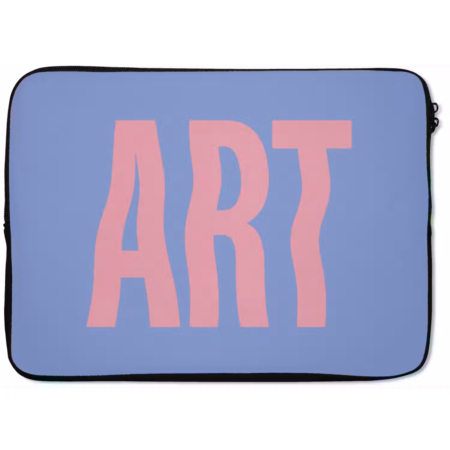 Art - Roze - Blauw laptophoes neopreen klein -zkaufland3dotto