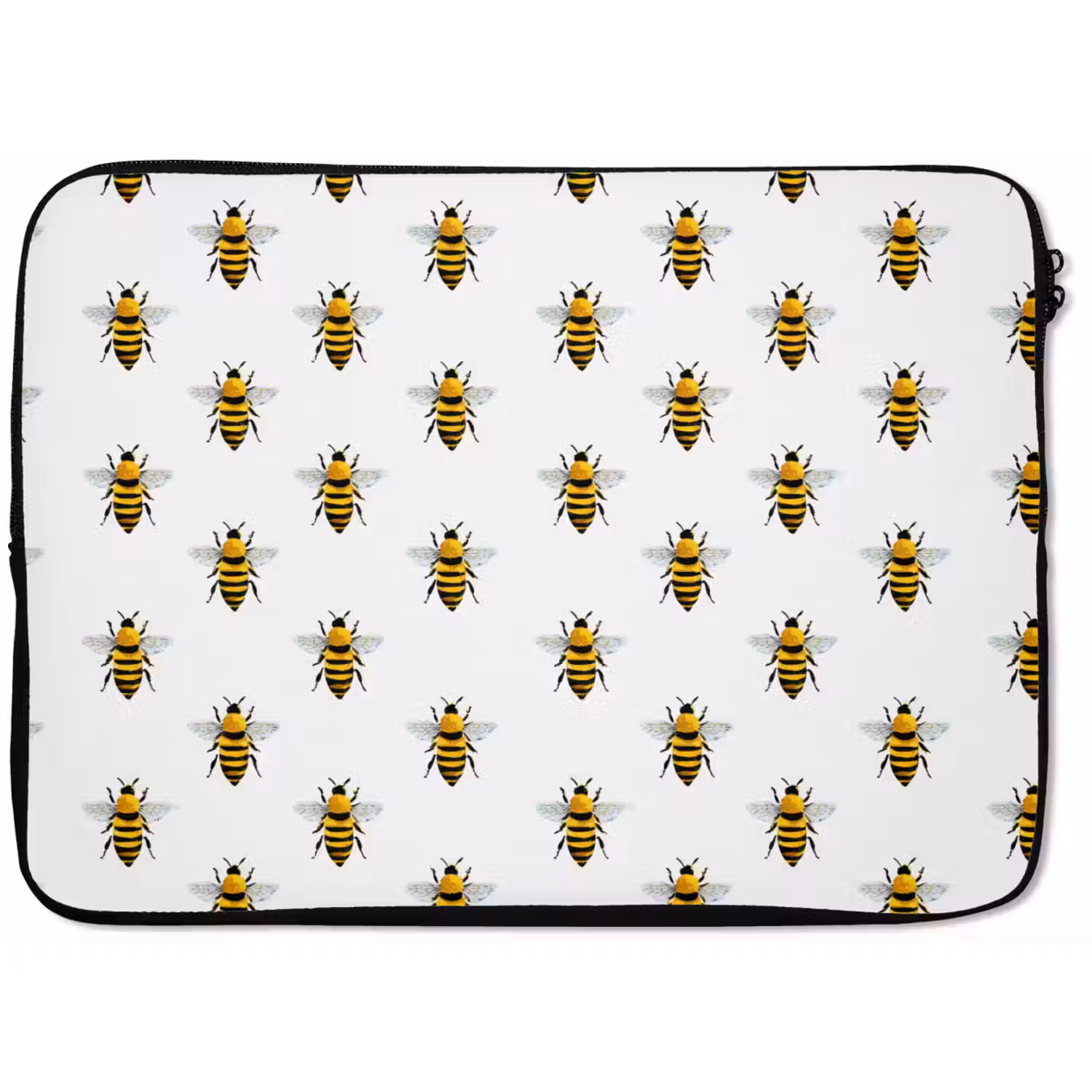 Bijen - Tijdloos - Wit laptophoes neopreen klein 279 -zkaufland3dotto