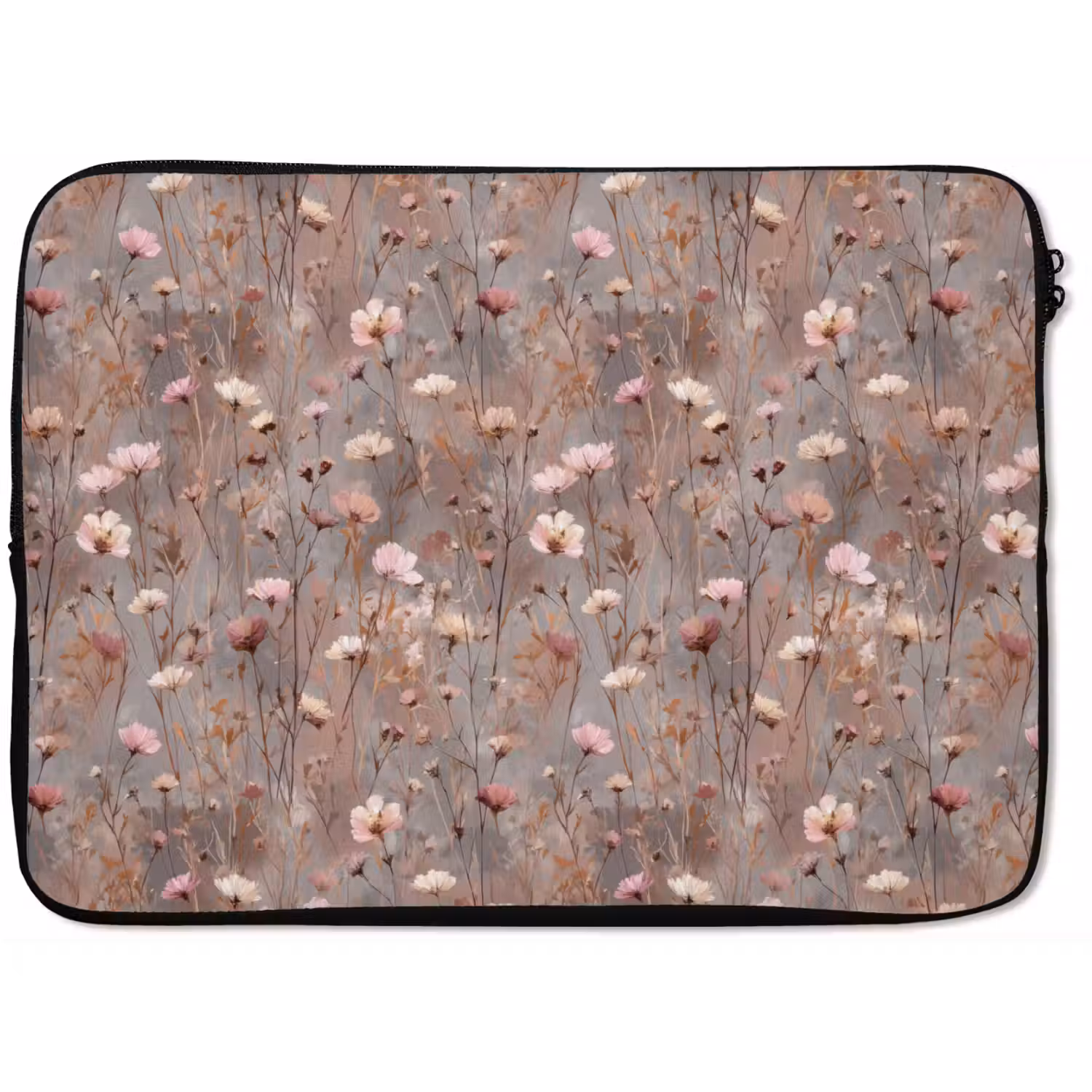 Bloemen - Wild - Pastel laptophoes neopreen klein 279 -zkaufland3dotto