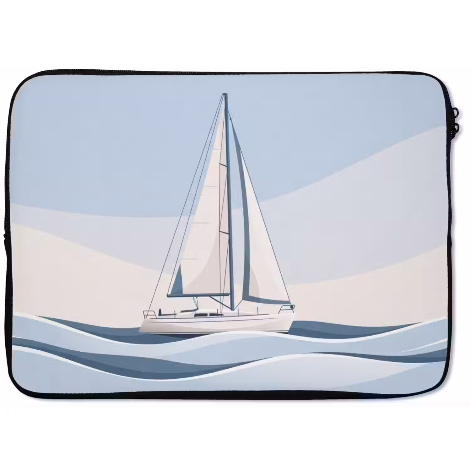 Boot - Zeil - Zee - Modern - Beige laptophoes neopreen klein -zkaufland3dotto