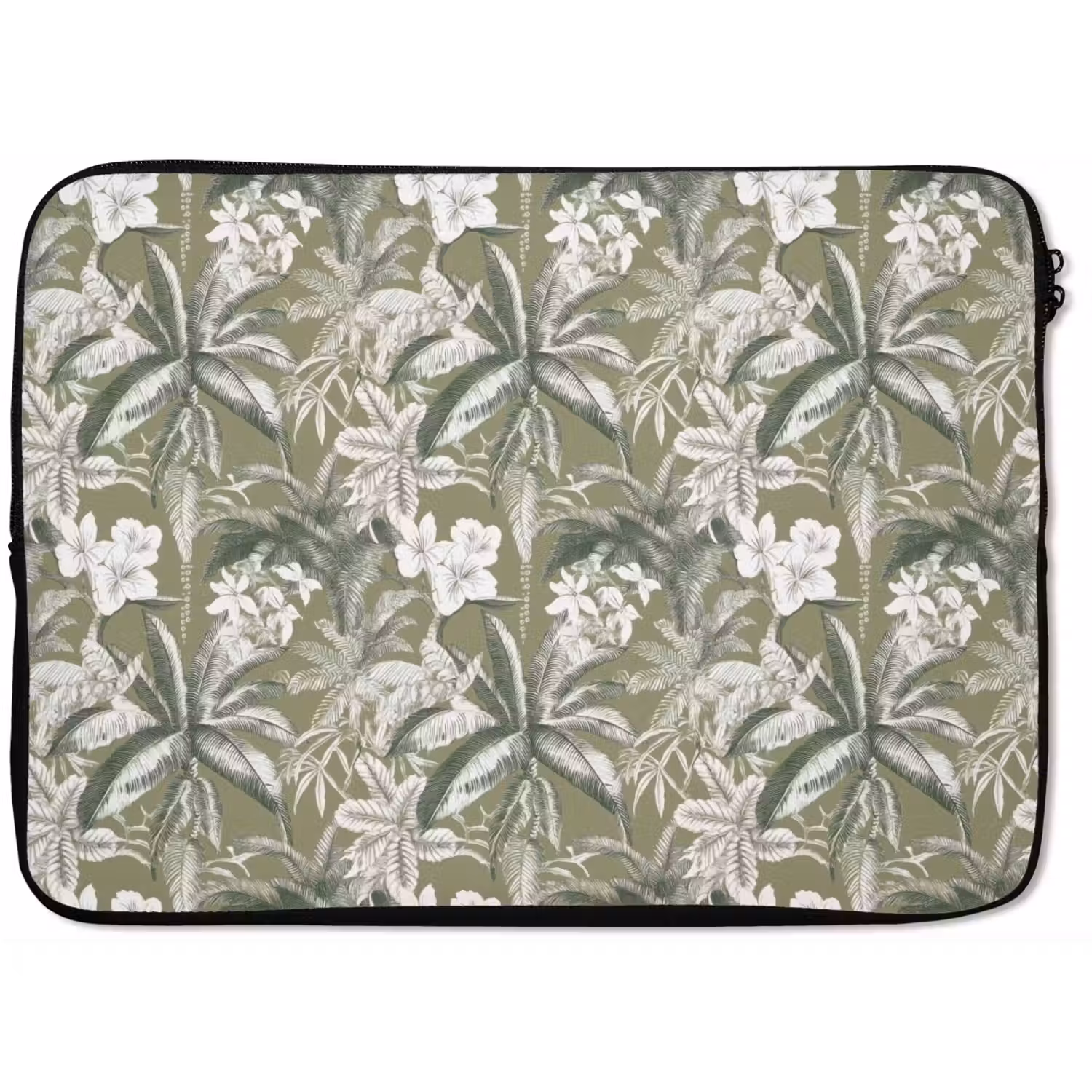 Botanisch - Bloemen - Groen laptophoes neopreen klein 279 -zkaufland3dotto