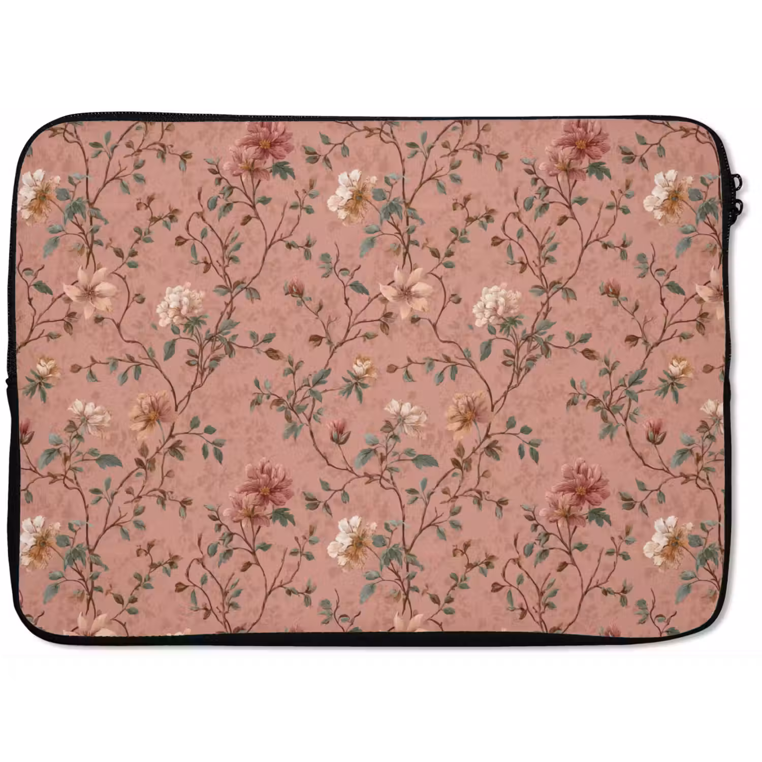 Botanisch - Bloemen - Roze laptophoes neopreen klein 279 -zkaufland3dotto
