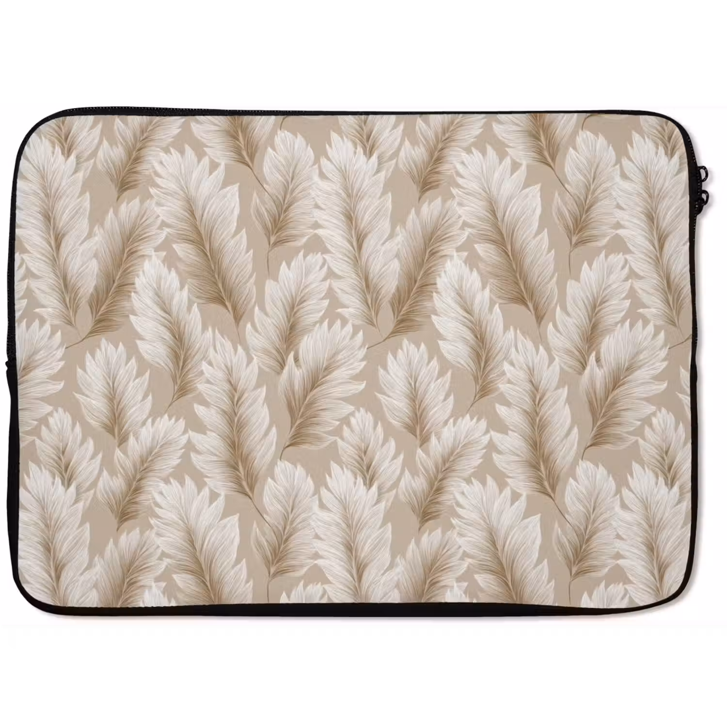 Botanisch - Patroon - Beige laptophoes neopreen klein 279 -zkaufland3dotto