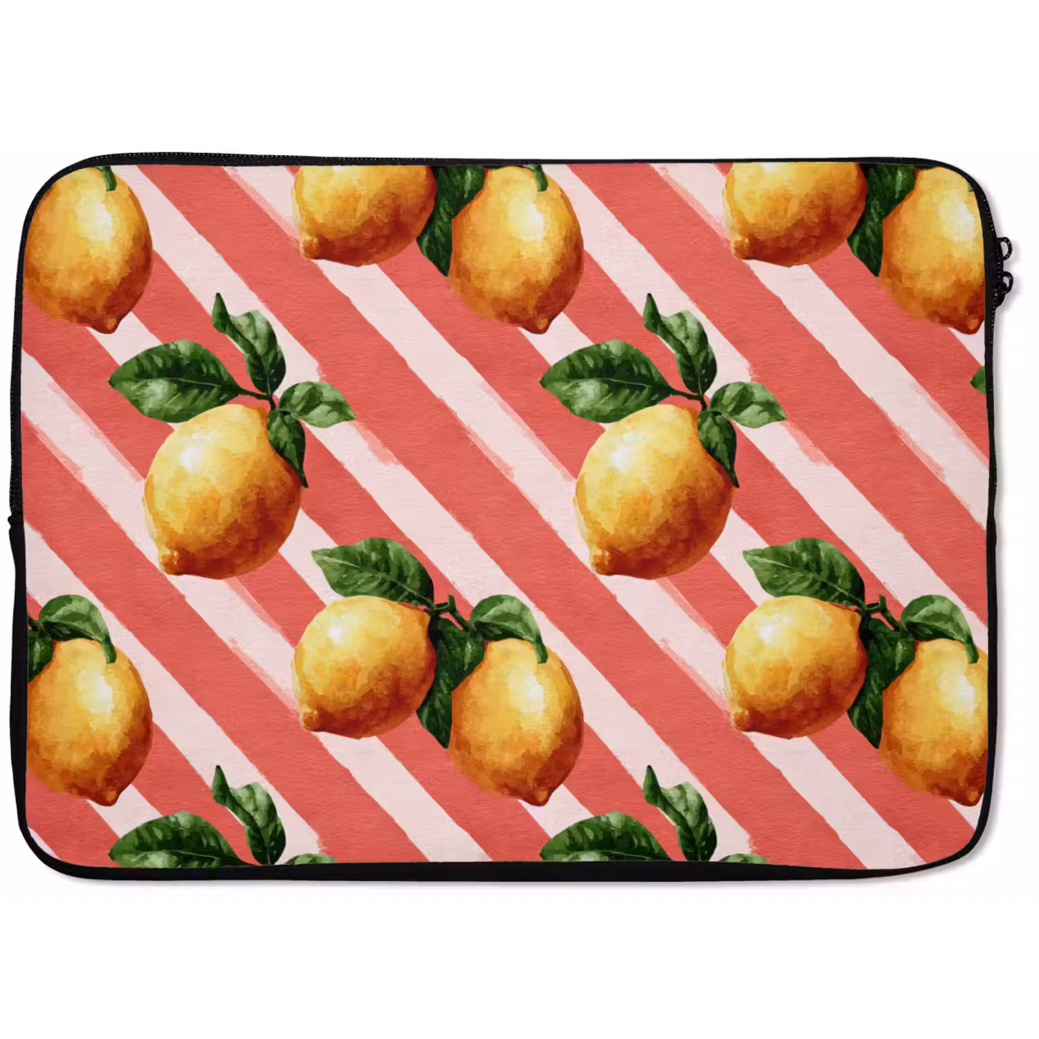 Citroen - Geïllustreerd - Oranje laptophoes neopreen klein 279 -zkaufland3dotto