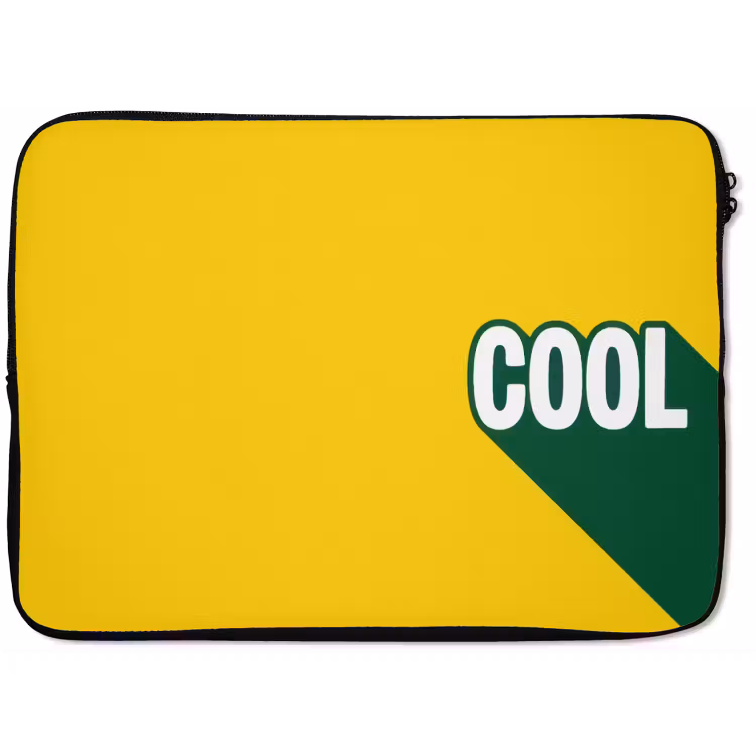 Cool - Geel - Groen laptophoes neopreen klein -zkaufland3dotto