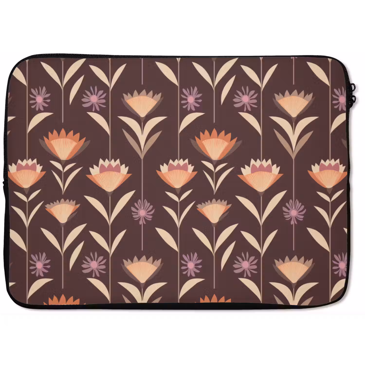 Elegant - Retro - Bruin laptophoes neopreen klein 279 -zkaufland3dotto