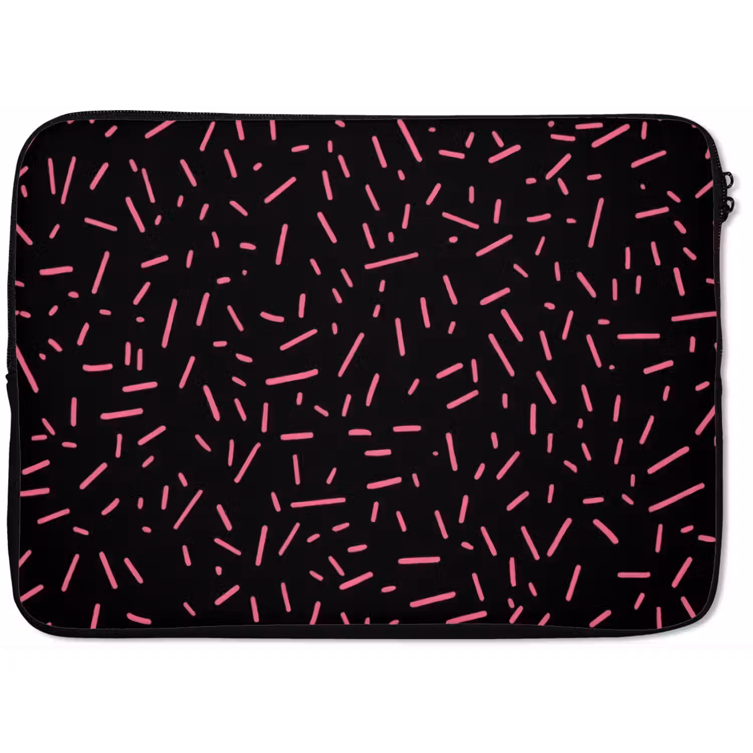 Gaming - Streepjes - Roze - Abstract laptophoes neopreen klein -zkaufland3dotto