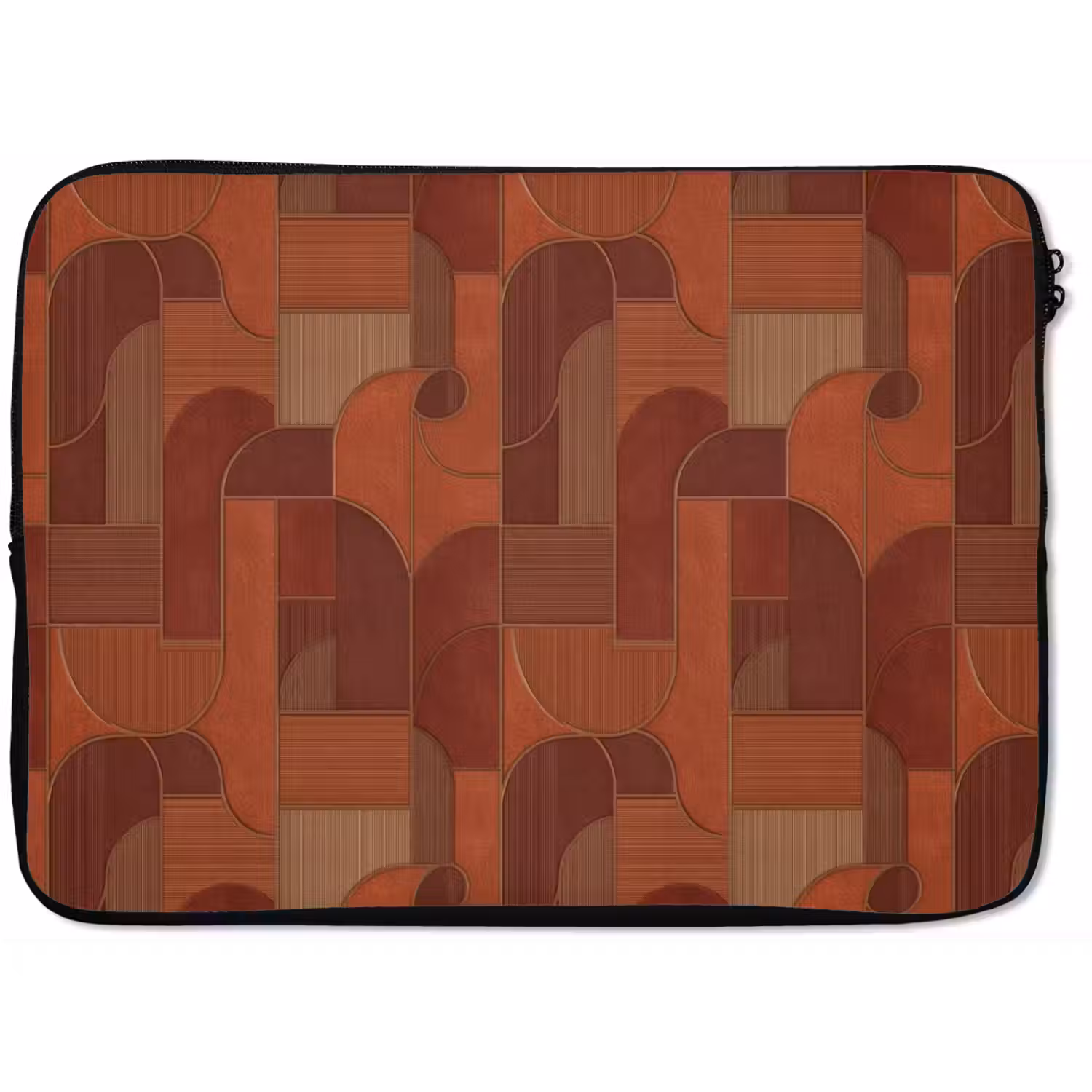 Geometrisch - Abstract - Textuur - Bruin laptophoes neopreen klein 279 -zkaufland3dotto
