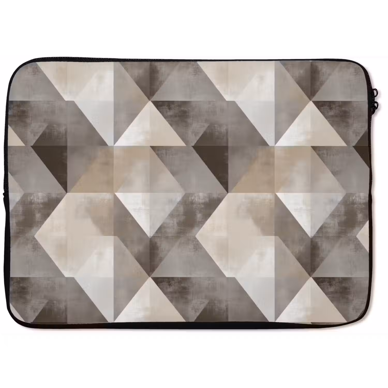 Geometrisch - Motief - Aardetinten laptophoes neopreen klein 279 -zkaufland3dotto