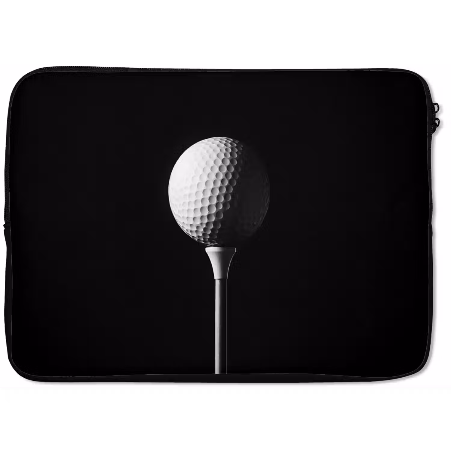 Golfbal - Minimalistisch - Wit laptophoes neopreen klein -zkaufland3dotto