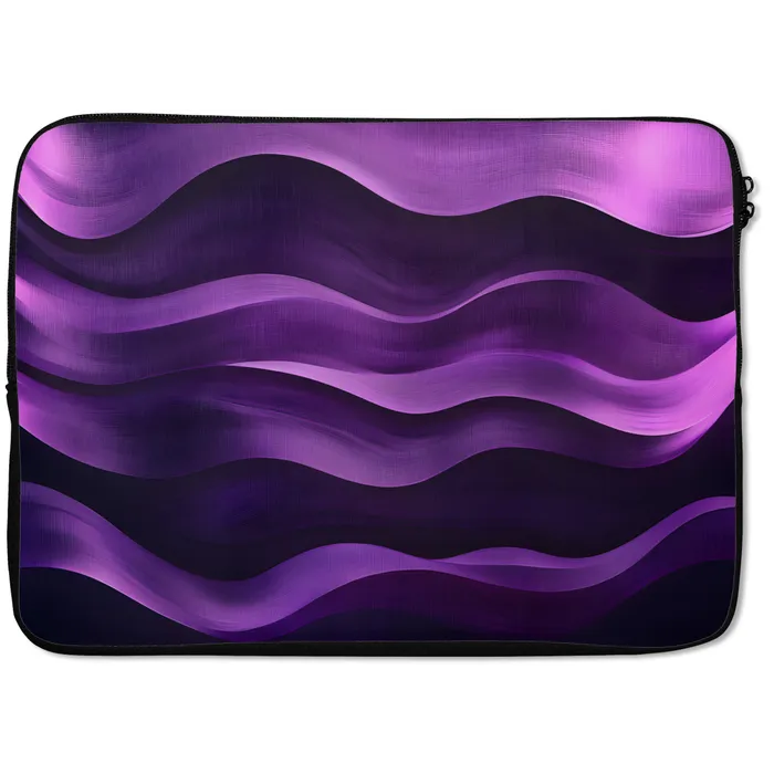 Golven - Abstract - Paars laptophoes neopreen klein -zkaufland3dotto