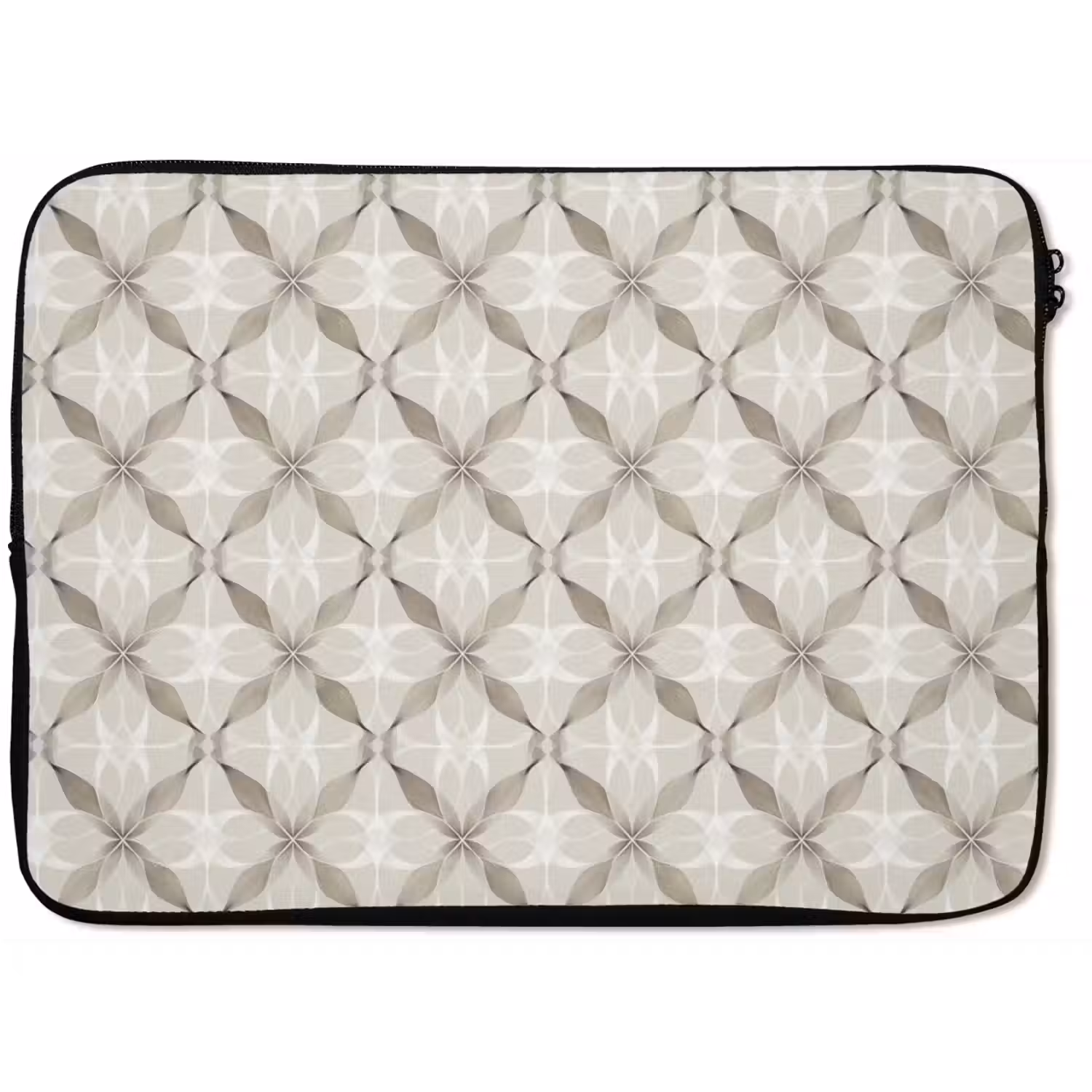 Grafisch - Patroon - Grijs laptophoes neopreen klein 279 -zkaufland3dotto