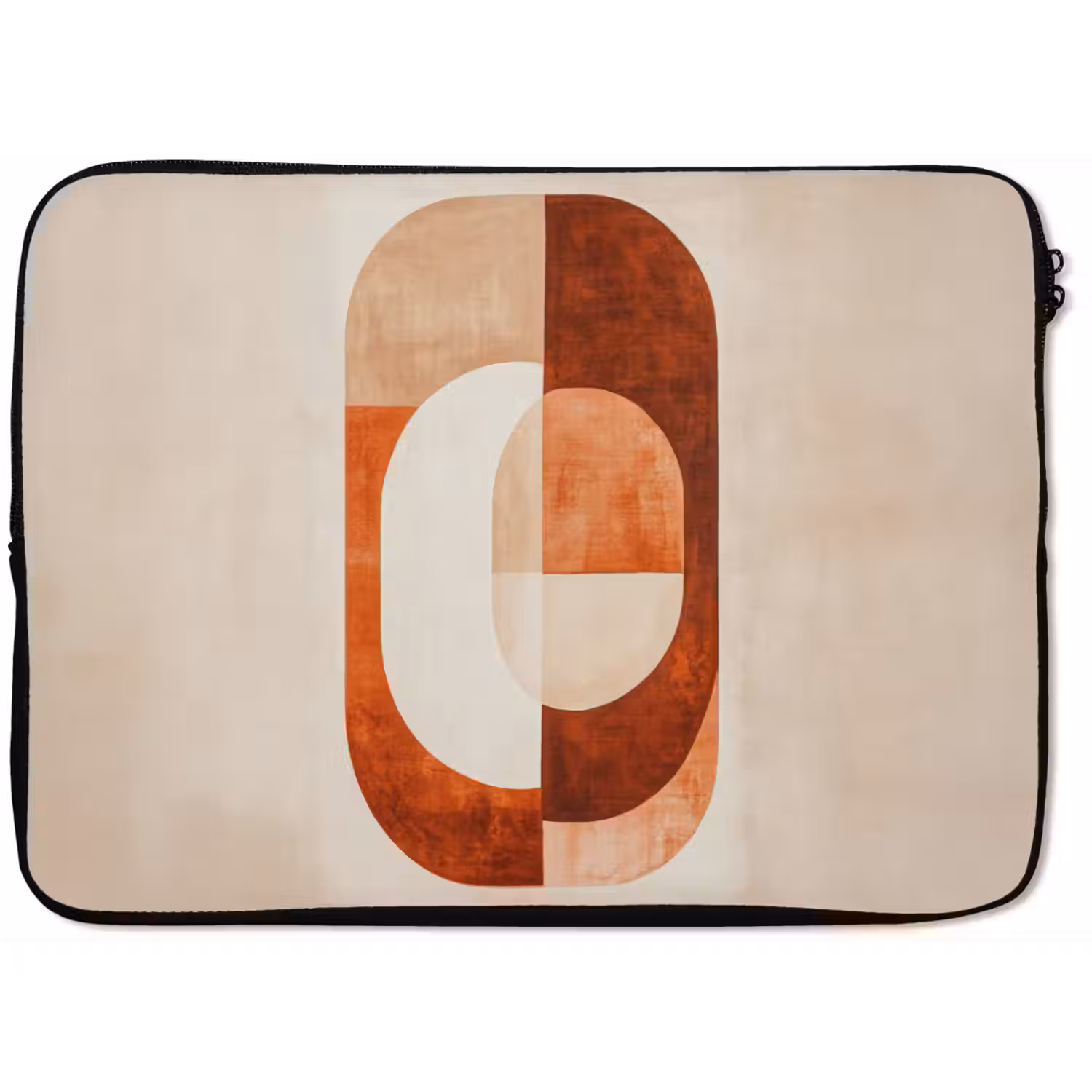 Illustratie - Abstract - Vormen - Rood laptophoes neopreen klein -zkaufland3dotto