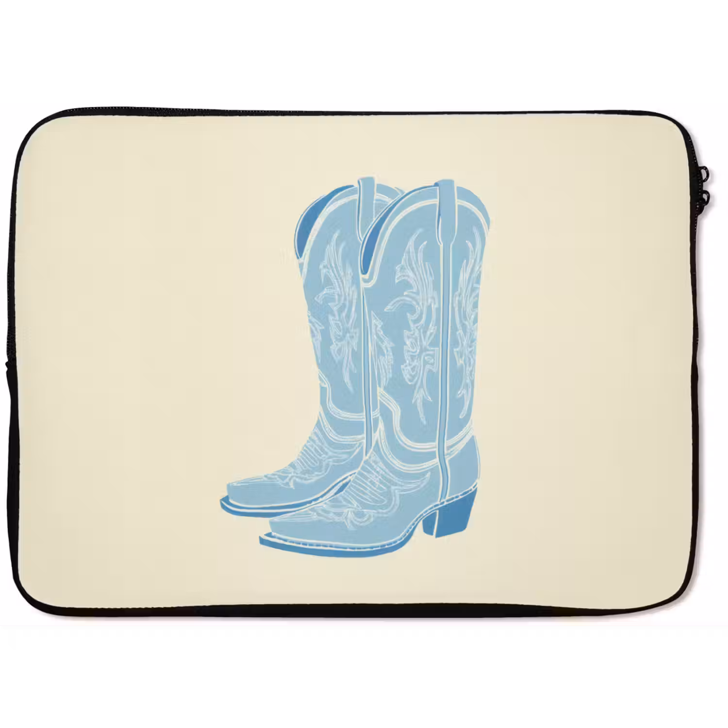Illustratie - Cowboylaarzen - Patroon laptophoes neopreen klein -zkaufland3dotto