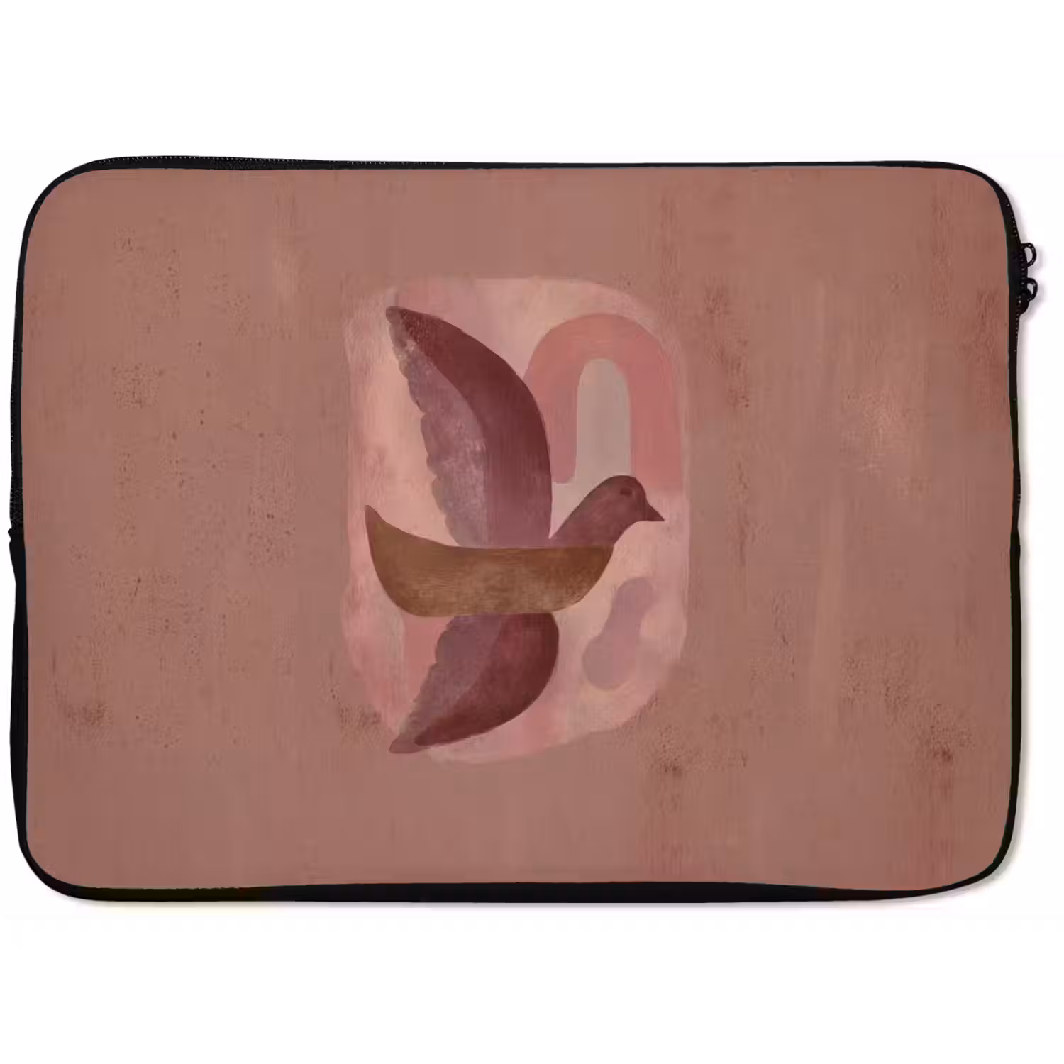 Illustratie - Vogels - Abstract - Roze laptophoes neopreen klein -zkaufland3dotto