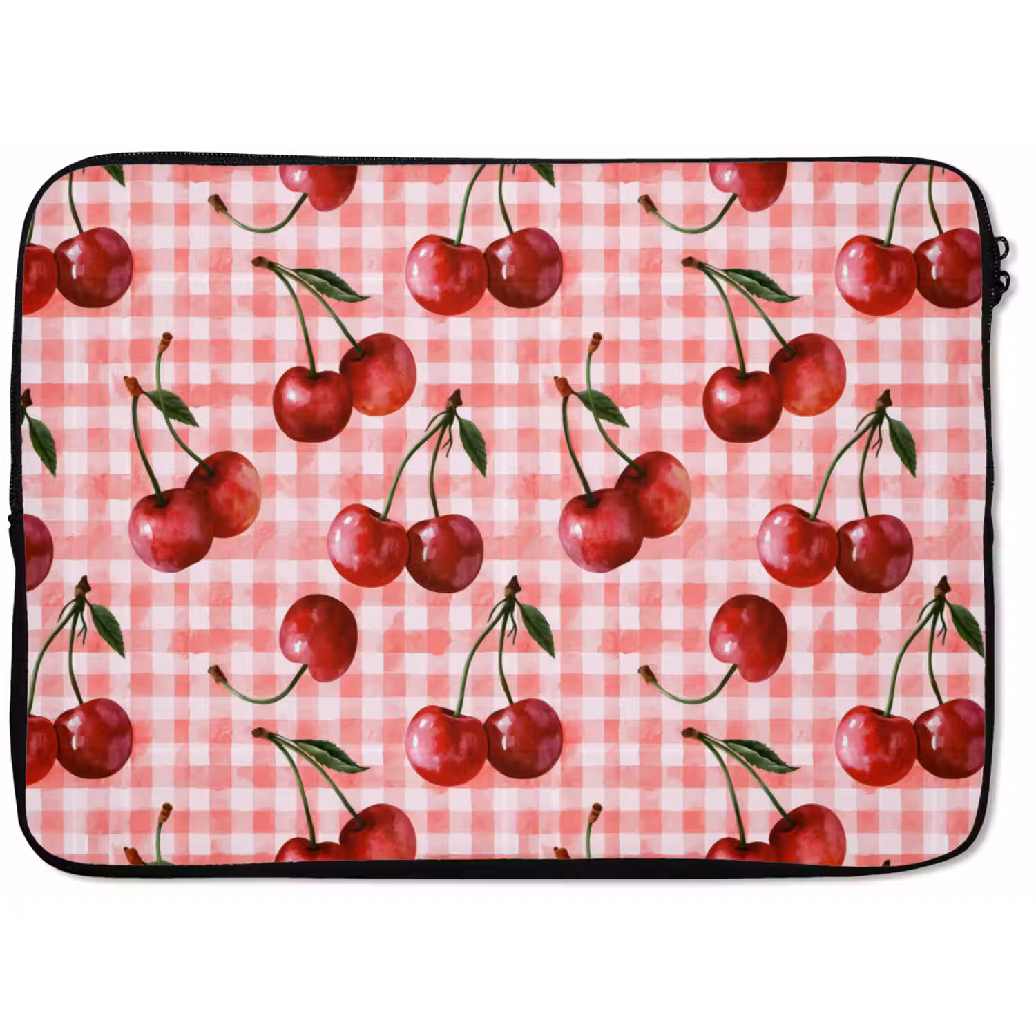 Kersen - Blokken - Rood laptophoes neopreen klein 279 -zkaufland3dotto