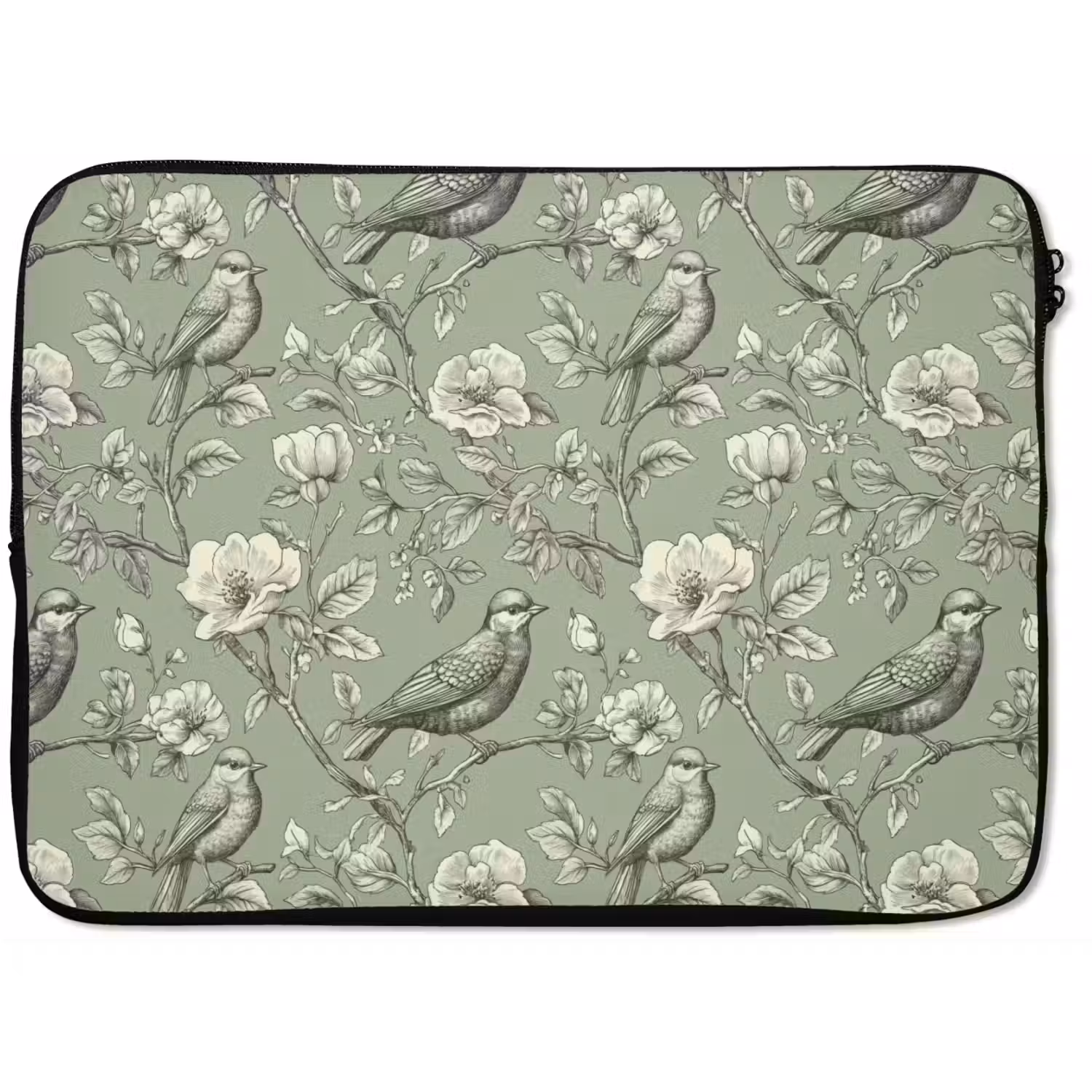 Klassiek - Botanisch - Groen laptophoes neopreen klein 279 -zkaufland3dotto