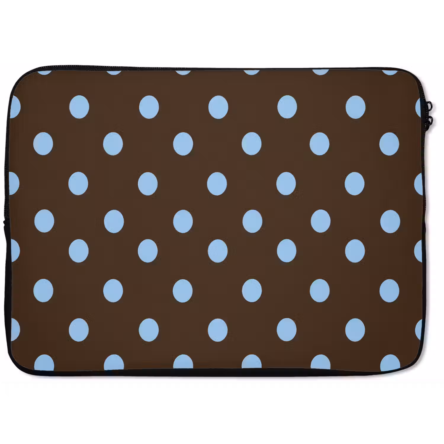Klassiek - Stippen - Bruin laptophoes neopreen klein 279 -zkaufland3dotto