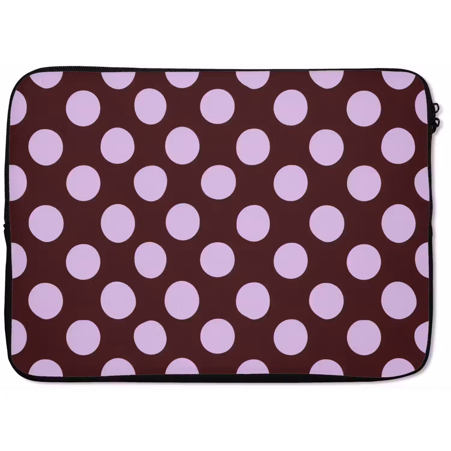 Klassiek - Stippen - Paars laptophoes neopreen klein 279 -zkaufland3dotto
