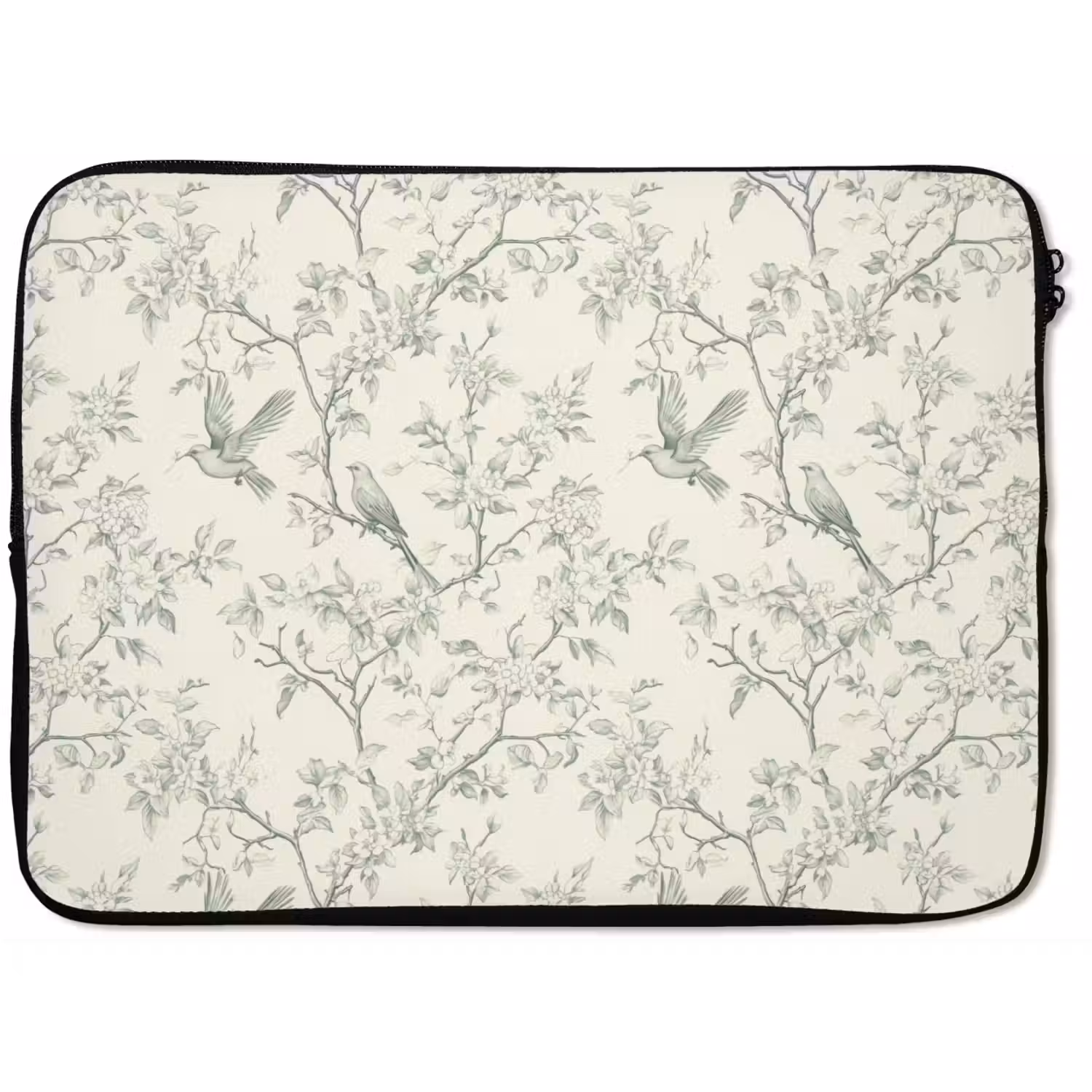 Klassiek - Vogels - Groen laptophoes neopreen klein 279 -zkaufland3dotto