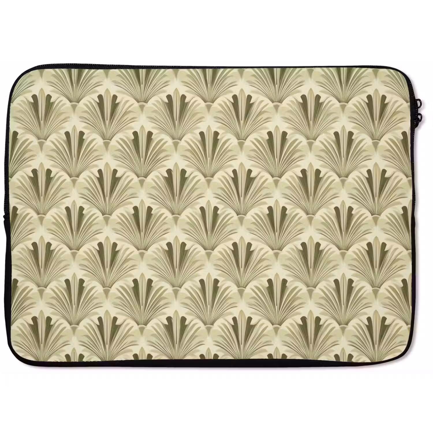 Klassiek - Waaier - Groen laptophoes neopreen klein 279 -zkaufland3dotto