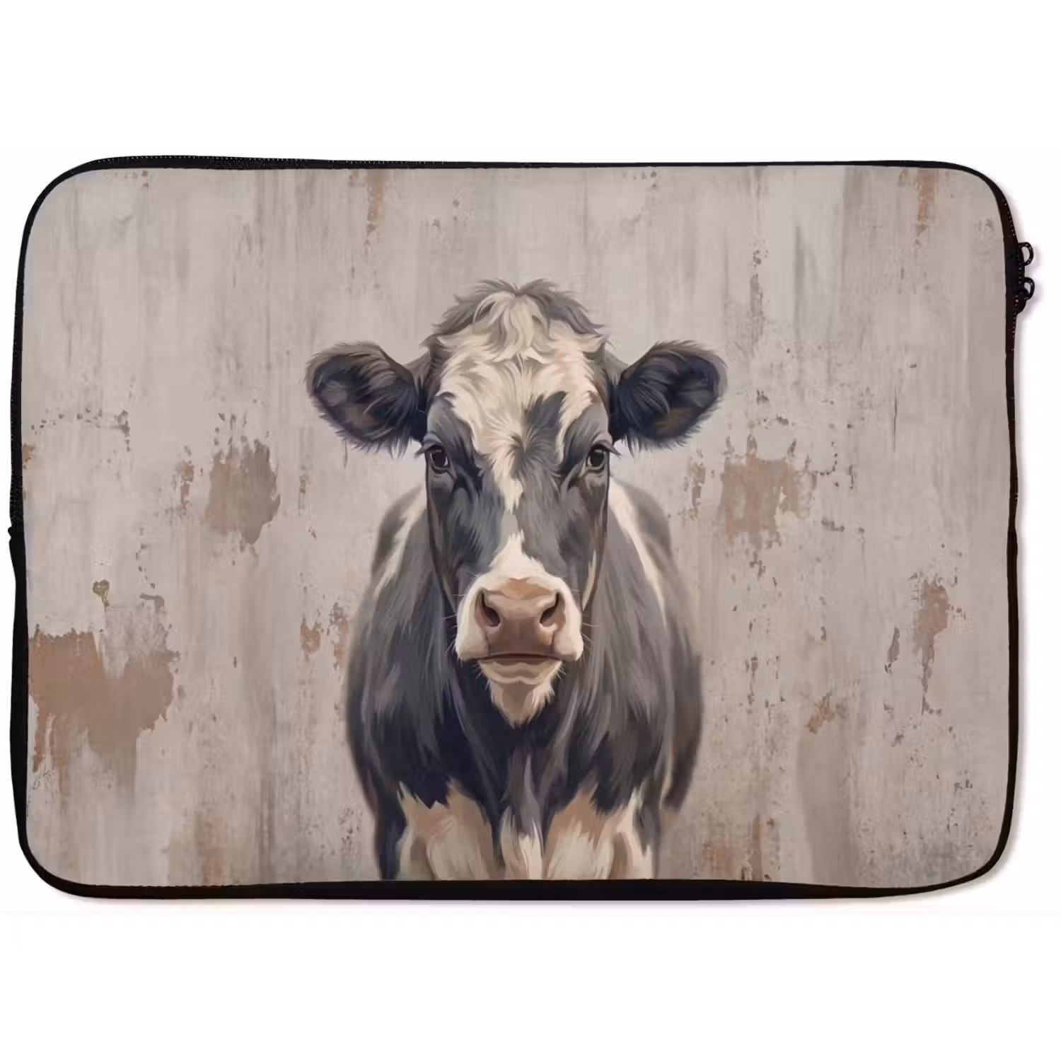 Koe - Portret - Dieren - Modern laptophoes neopreen klein -zkaufland3dotto