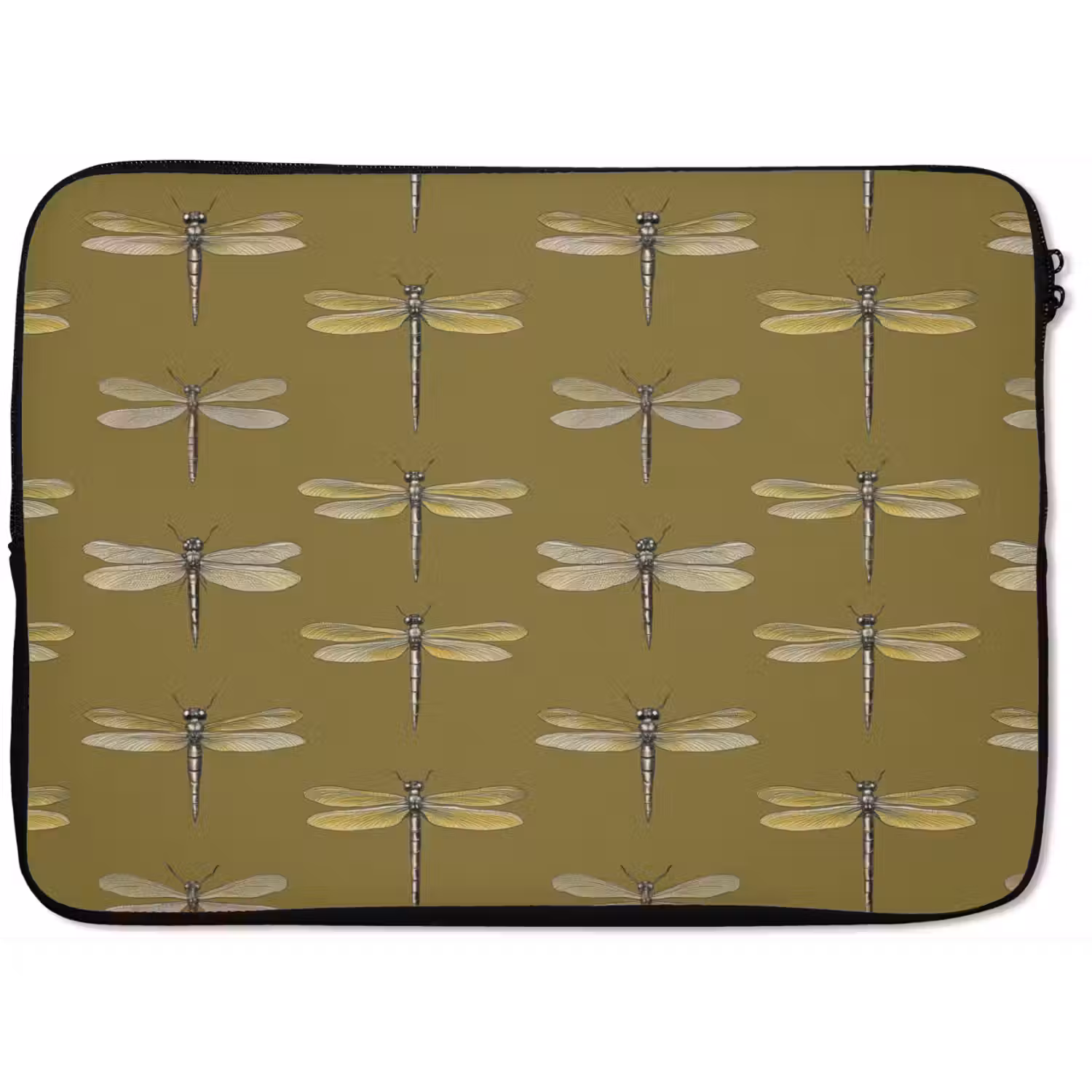 Libellen - Patroon - Groen laptophoes neopreen klein 279 -zkaufland3dotto