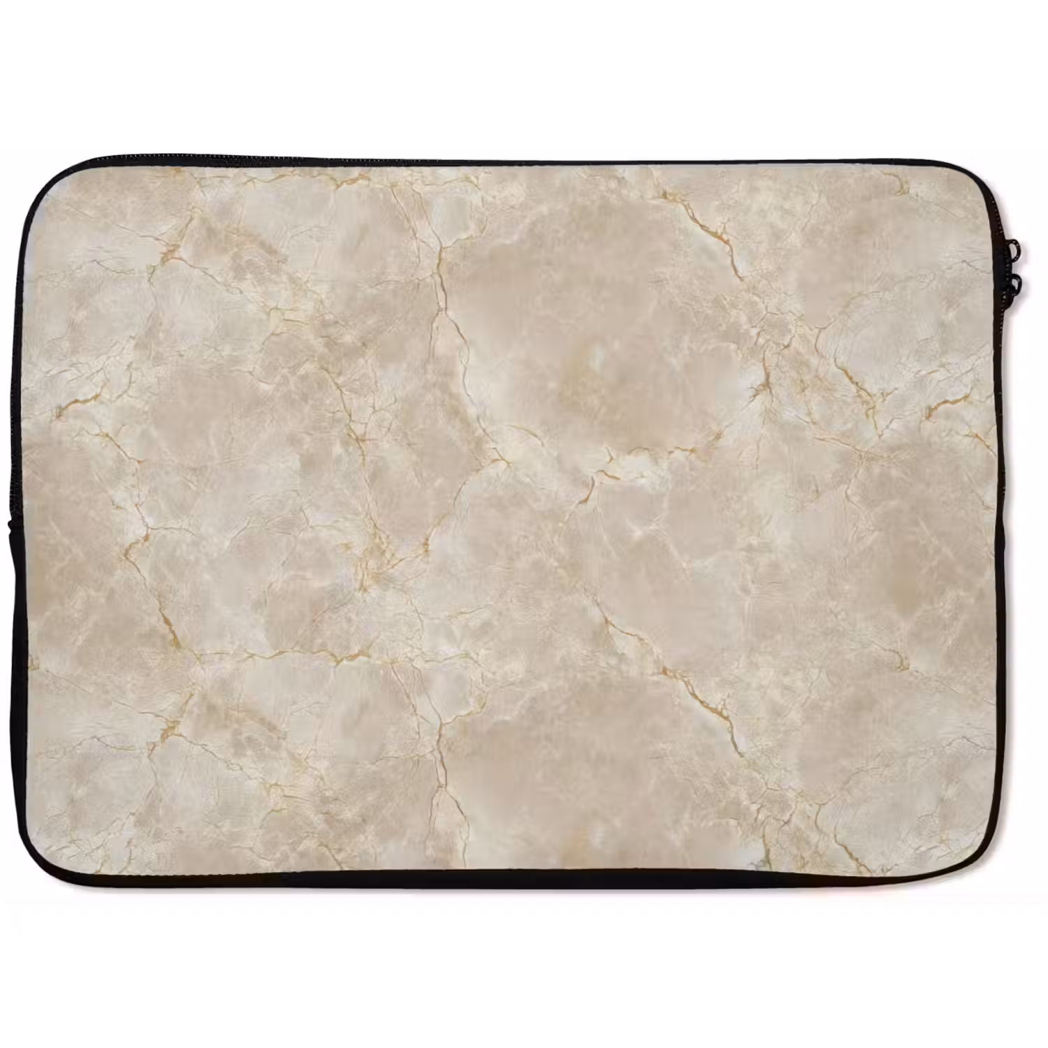 Lichtbeige - Marmer - Aders laptophoes neopreen klein 279 -zkaufland3dotto