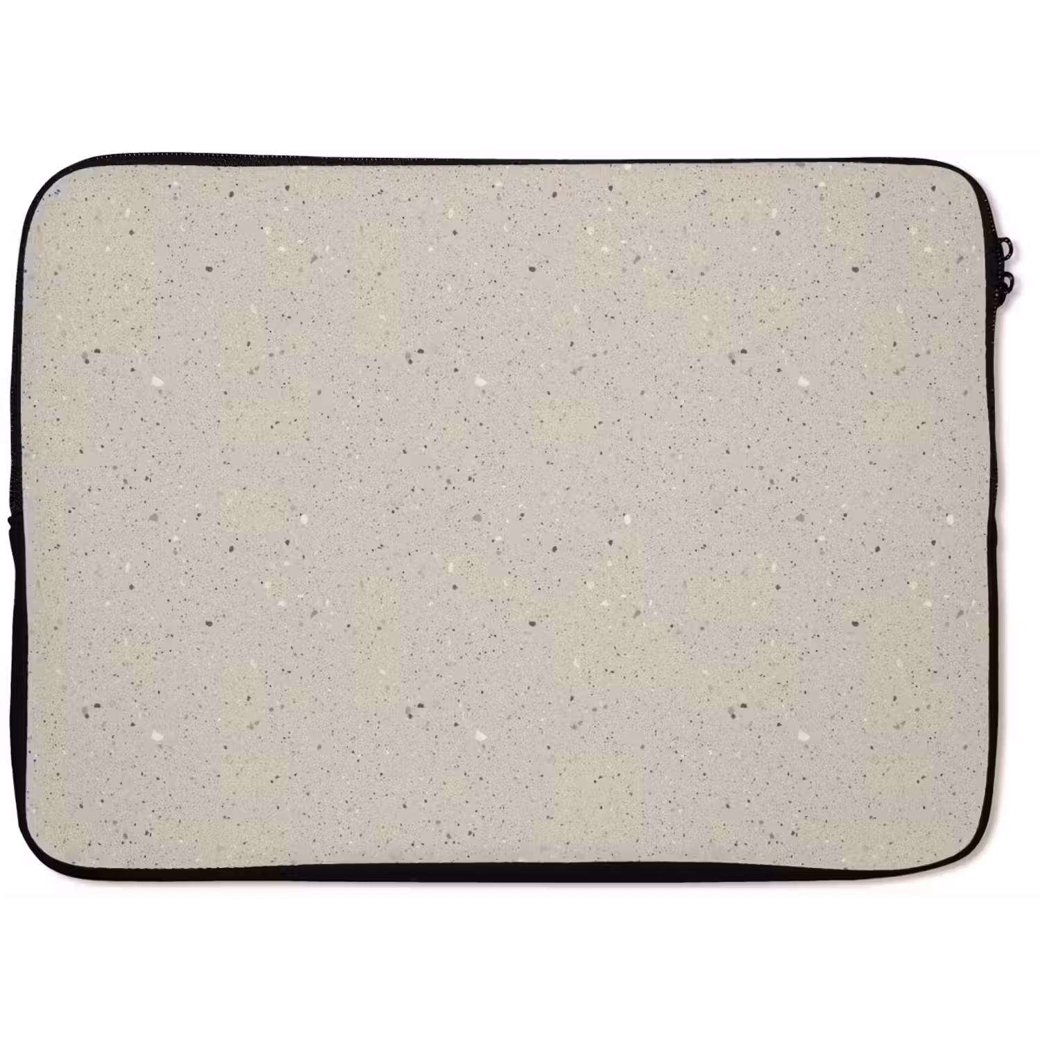 Lichtbeige - Terrazzo - Grijs laptophoes neopreen klein 279 -zkaufland3dotto