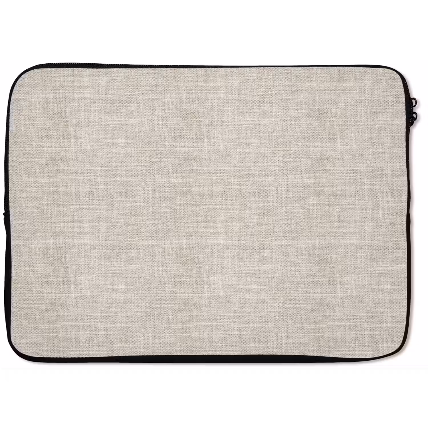 Linnen - Textuur - Beige laptophoes neopreen klein 279 -zkaufland3dotto