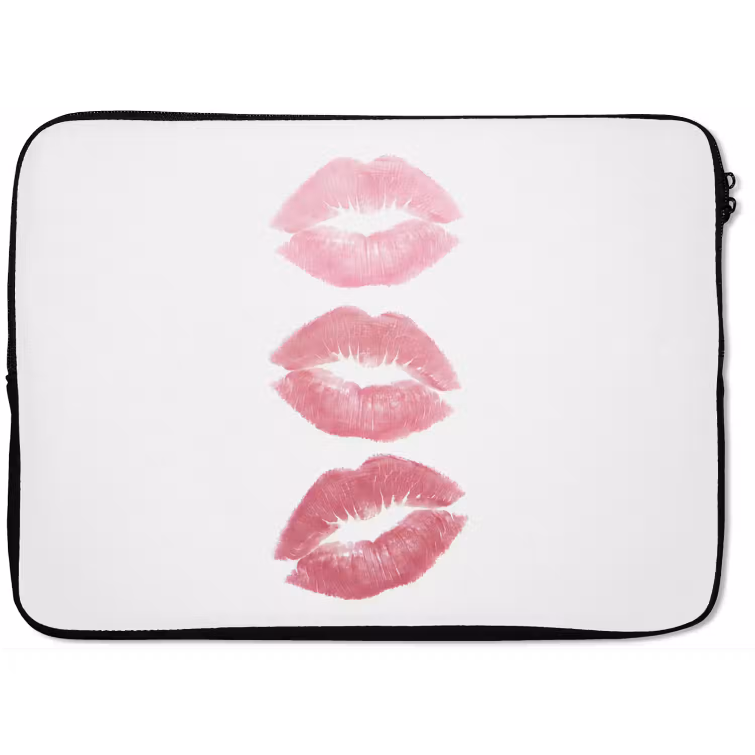 Lippen - Kusafdruk - Roze - Modern - Abstract laptophoes neopreen klein -zkaufland3dotto