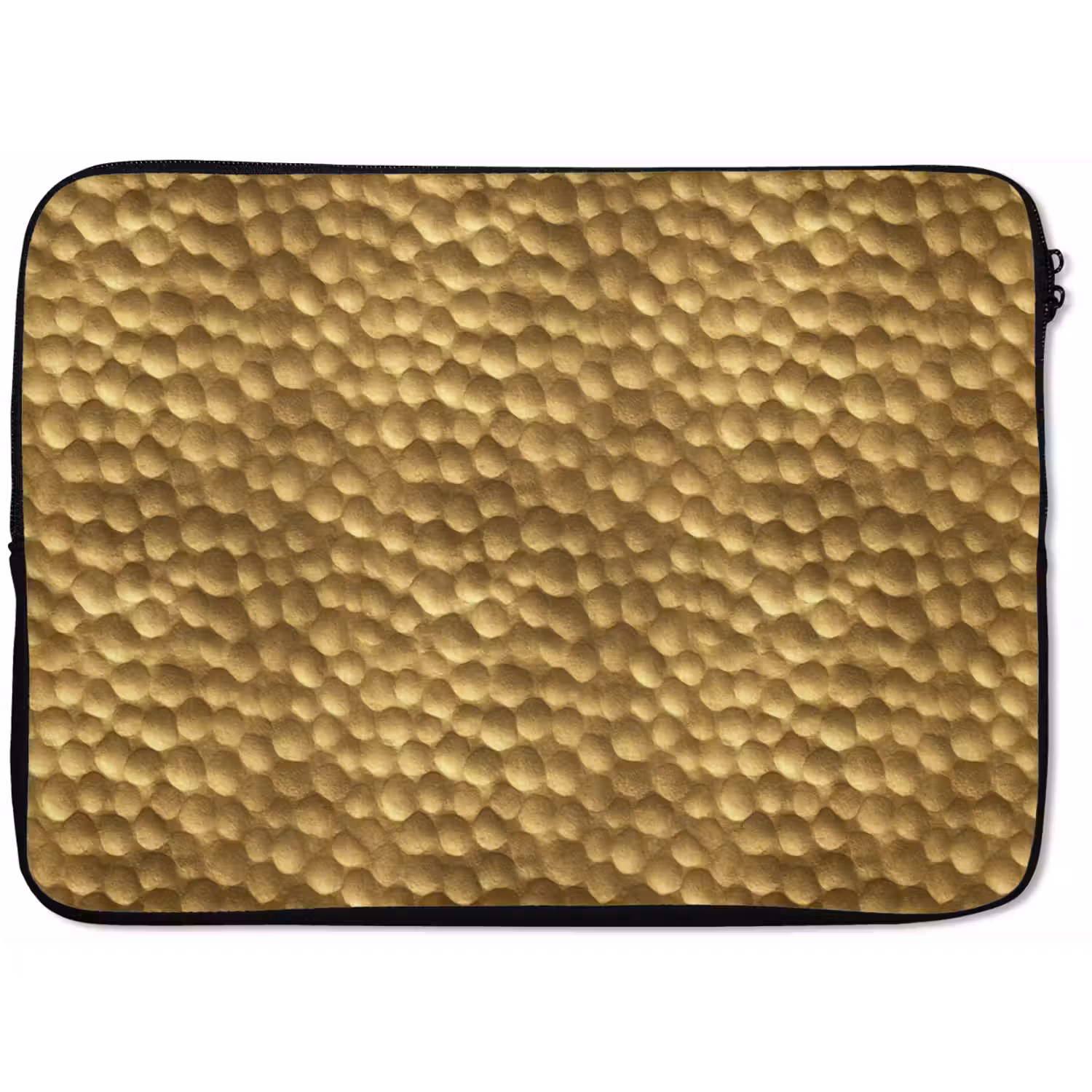 Metaal - Dynamisch - Goud laptophoes neopreen klein 279 -zkaufland3dotto
