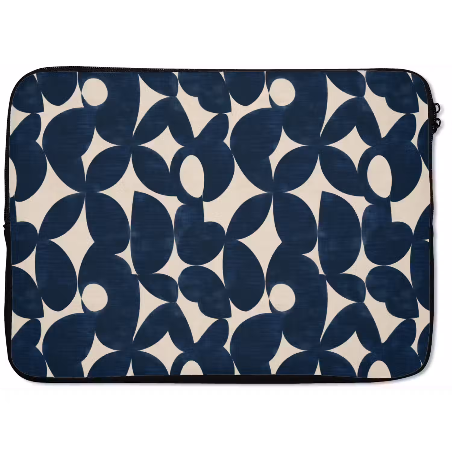 Modern - Geometrisch - Blauw laptophoes neopreen klein 279 -zkaufland3dotto